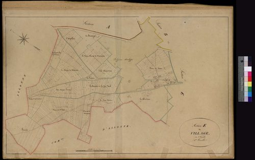 Warluis - Cadastre napoléonien, section E1