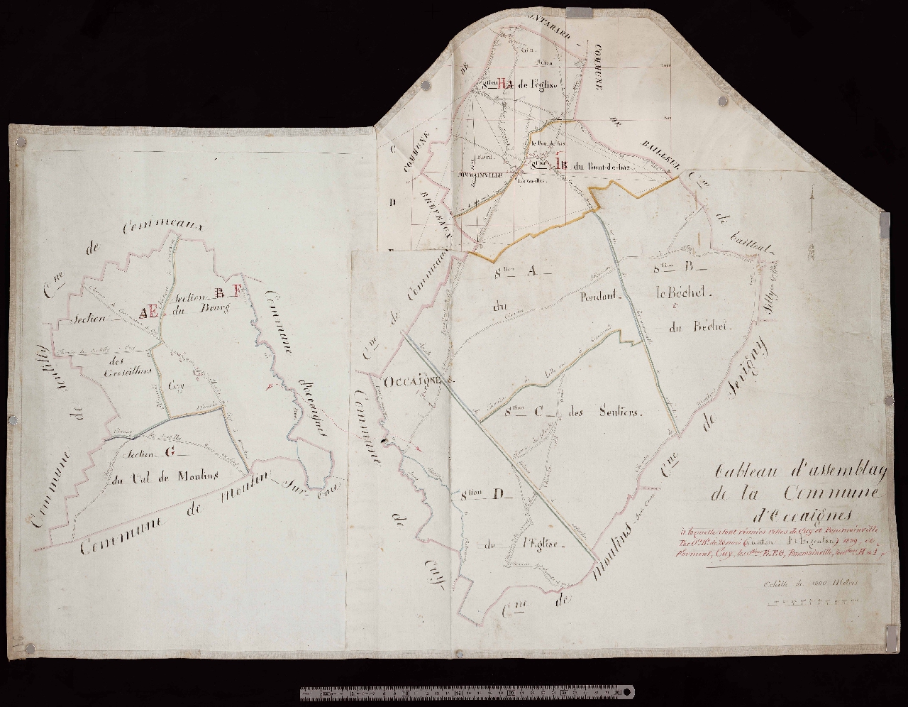 Tableau d'assemblage (comprend Cui et Pommainville)