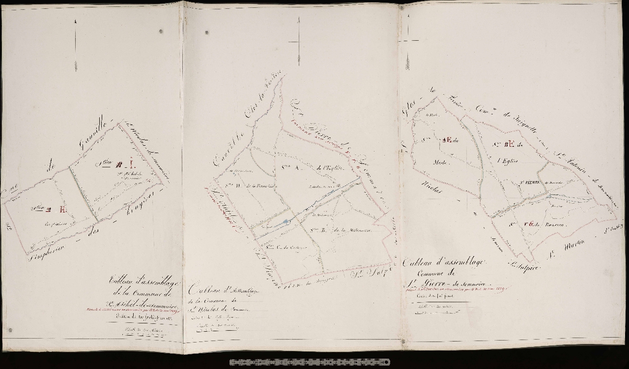 Tableau d'assemblage (comprend Saint-Michel-de-Sommaire et Saint-Pierre-de-Sommaire)