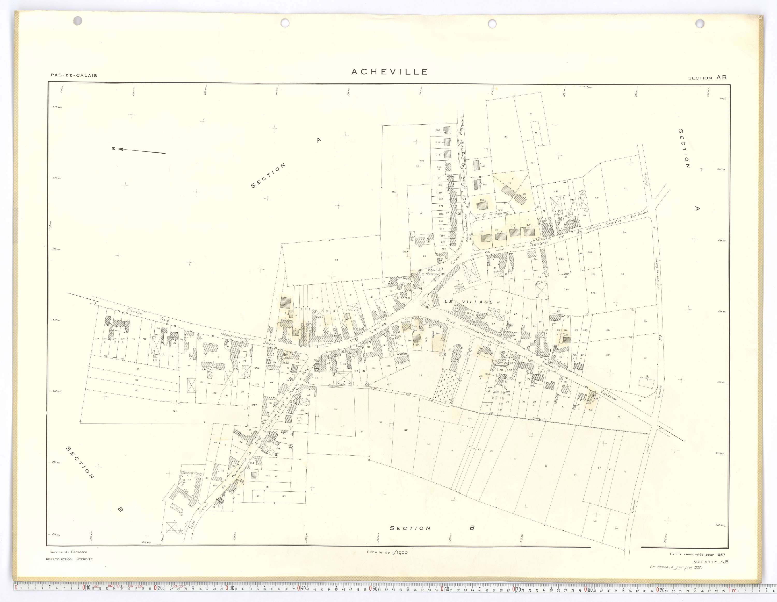 Acheville - Section AB.