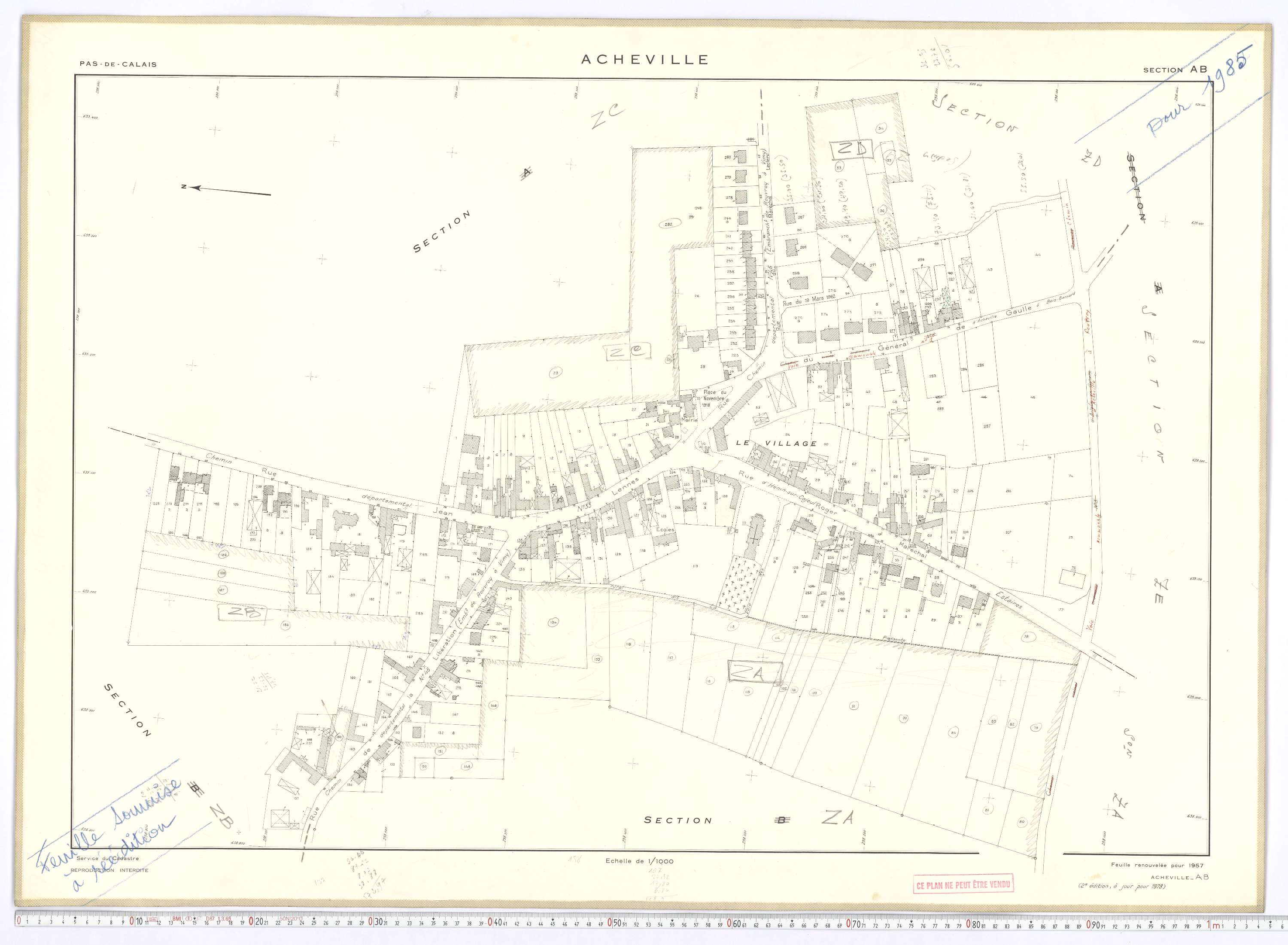 Acheville - Section AB.