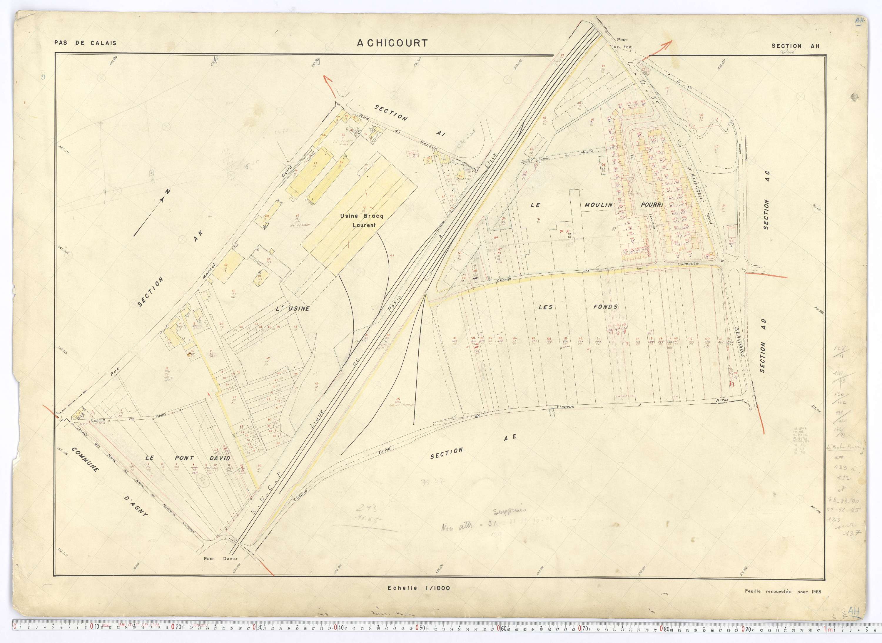 Achicourt - Section AH.