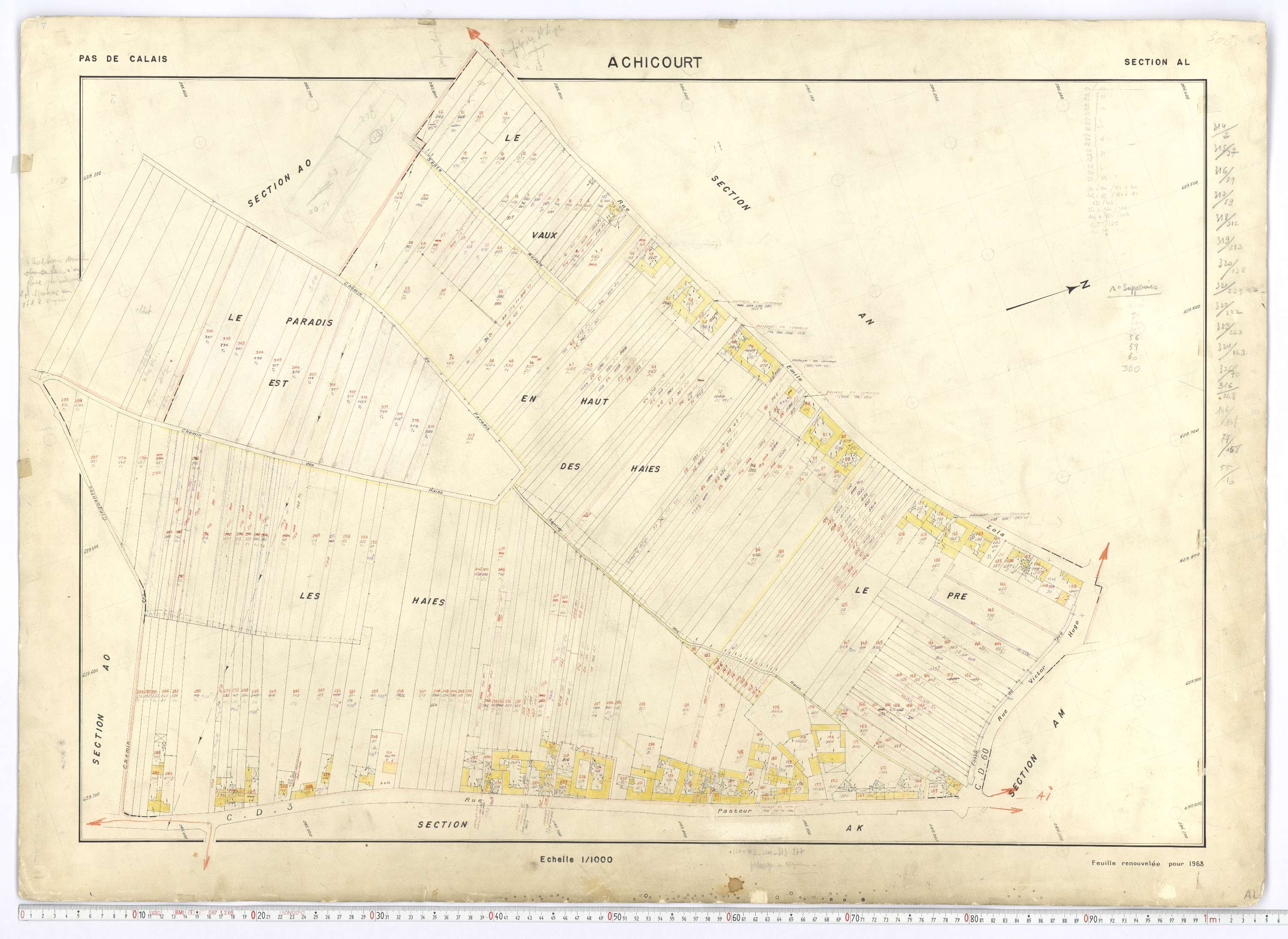 Achicourt - Section AL.
