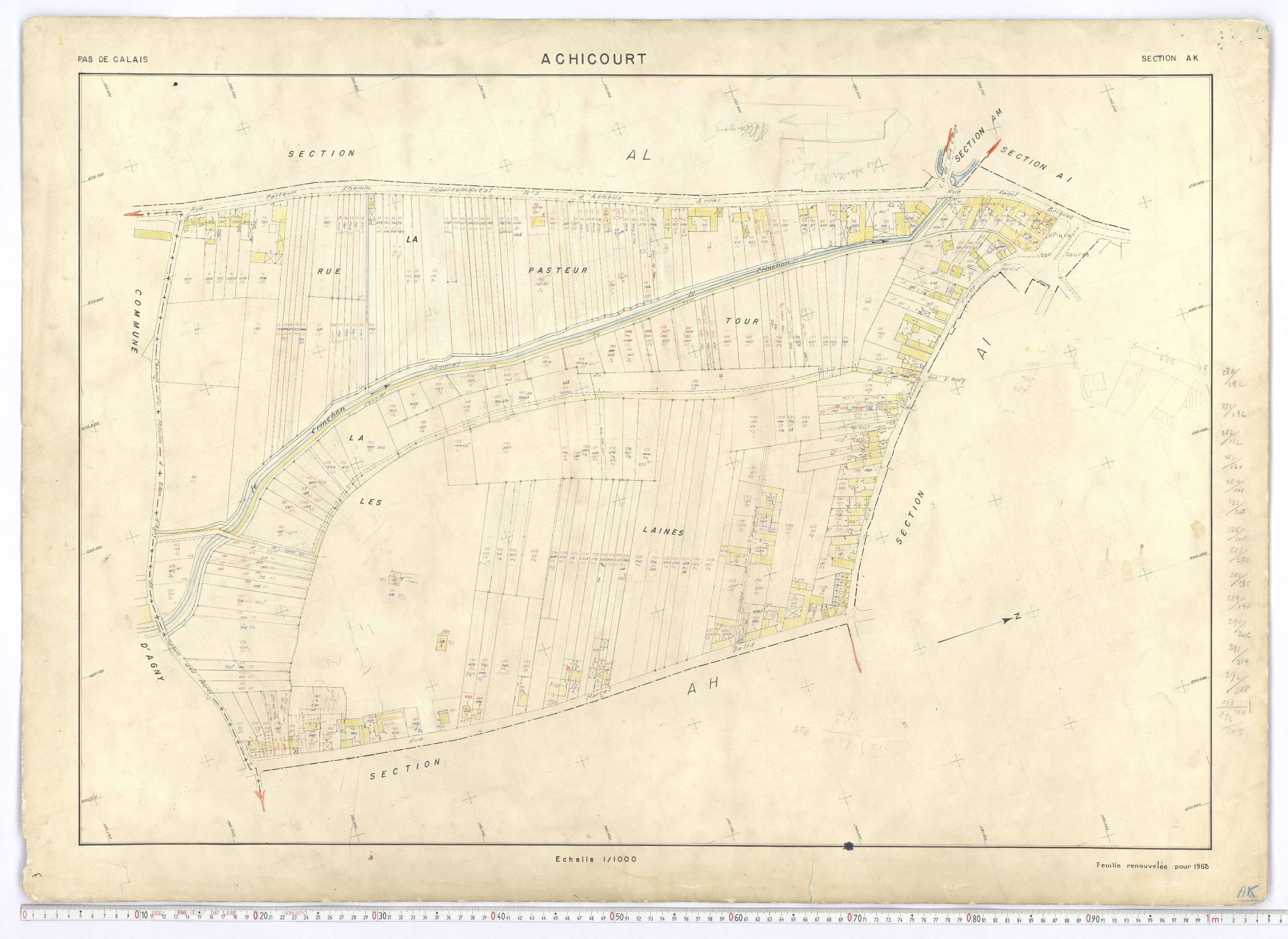 Achicourt - Section AK.