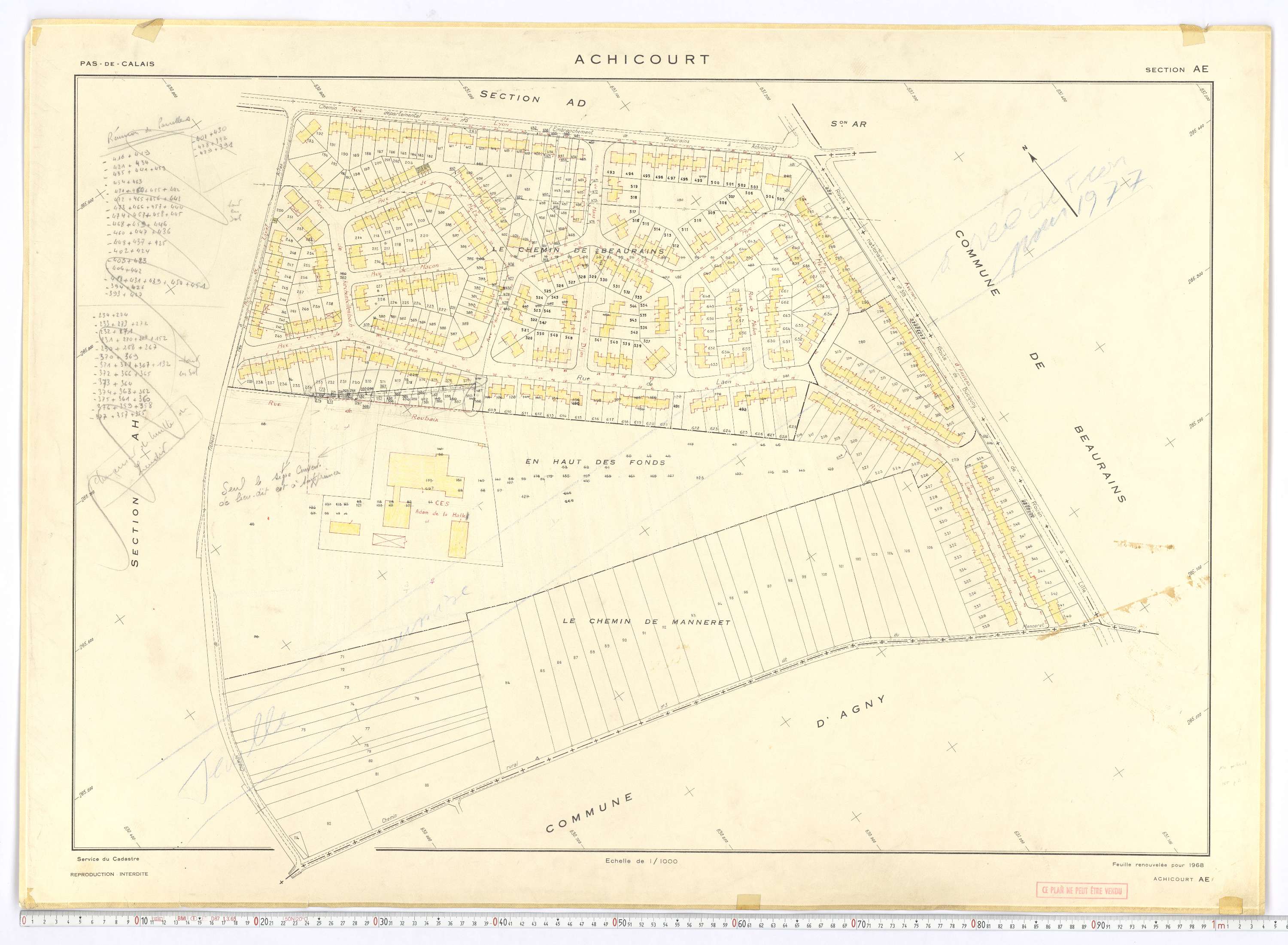 Achicourt - Section AE.
