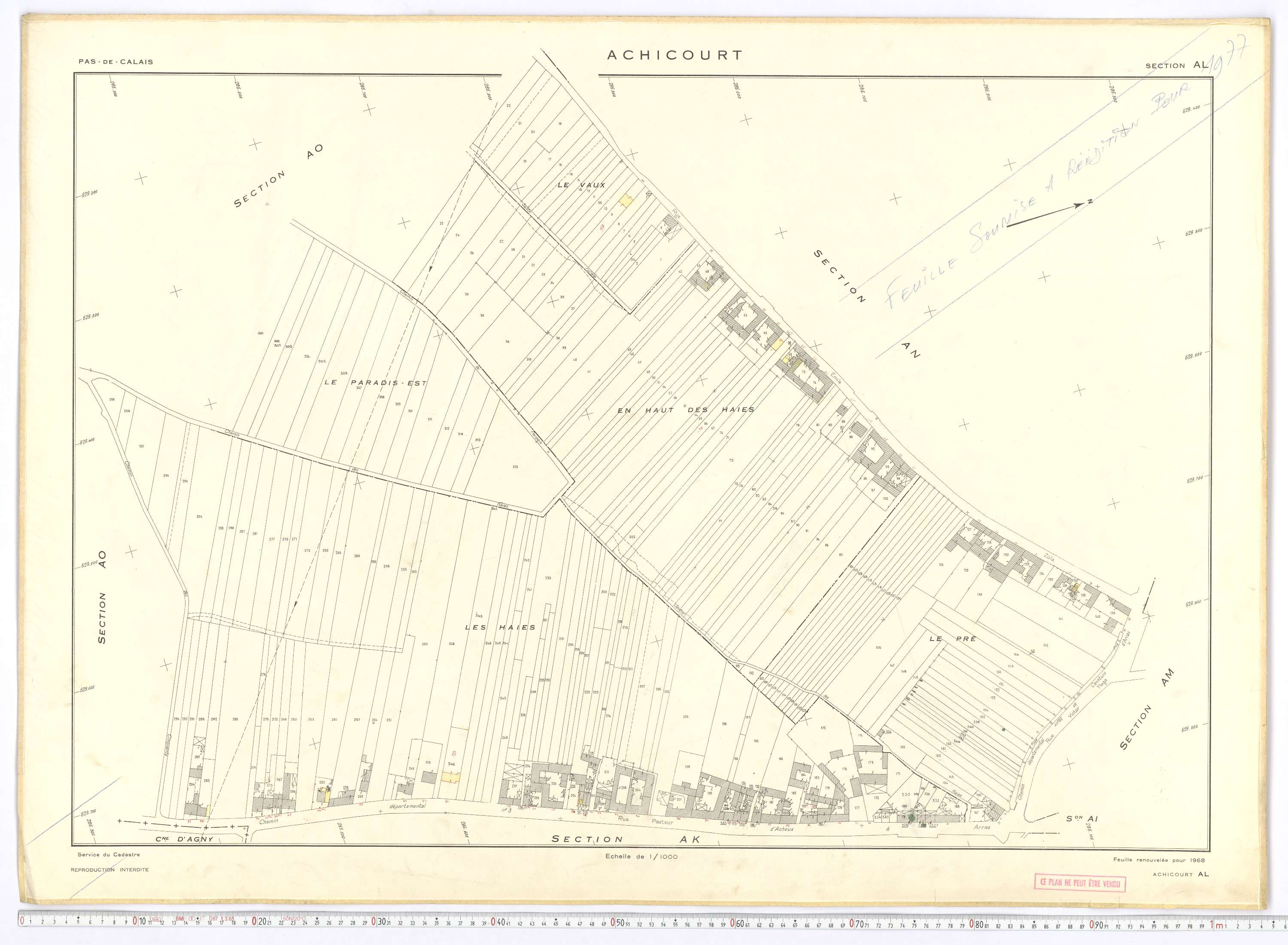 Achicourt - Section AL.
