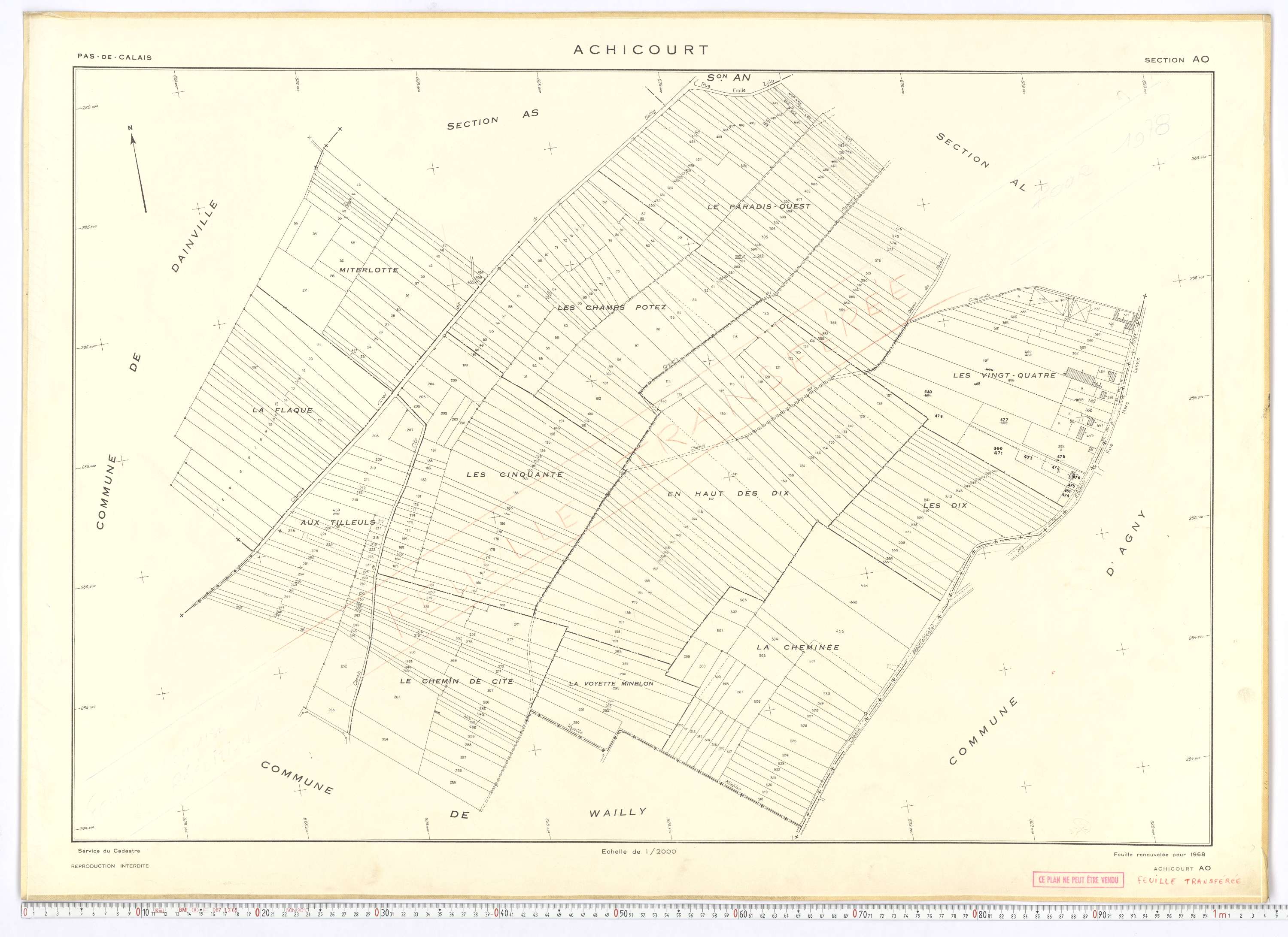 Achicourt - Section AO.