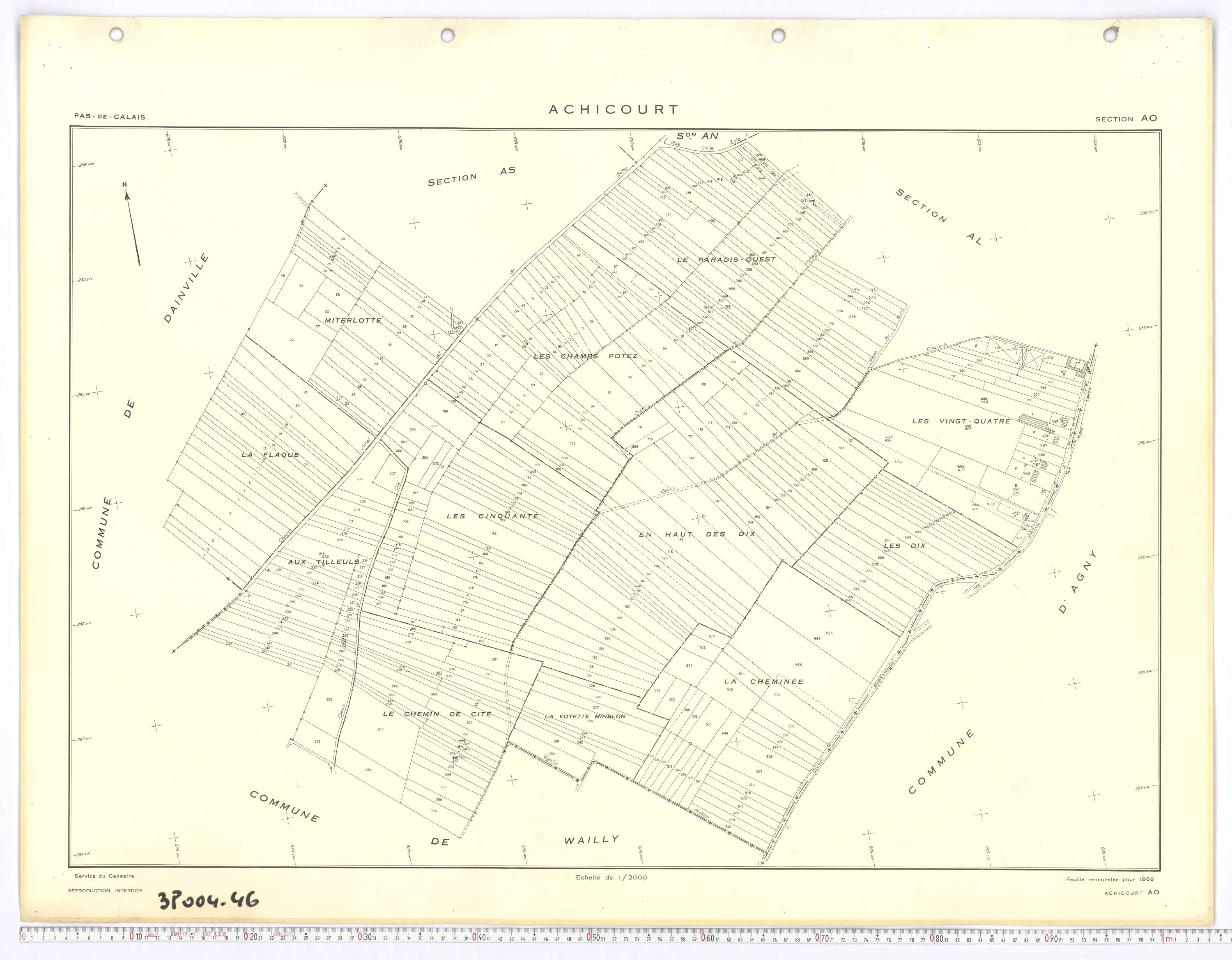 Achicourt - Section AO.