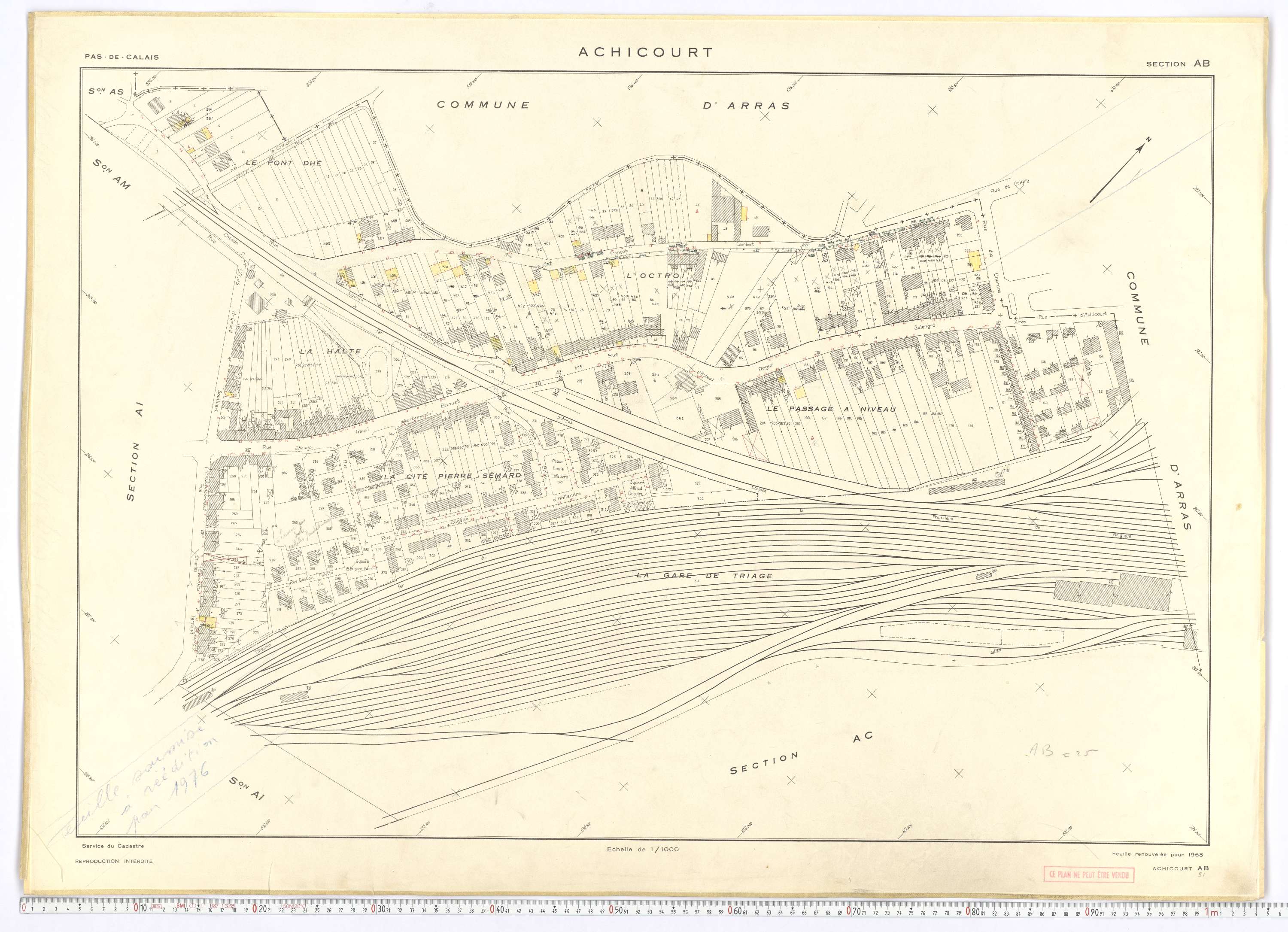 Achicourt - Section AB.