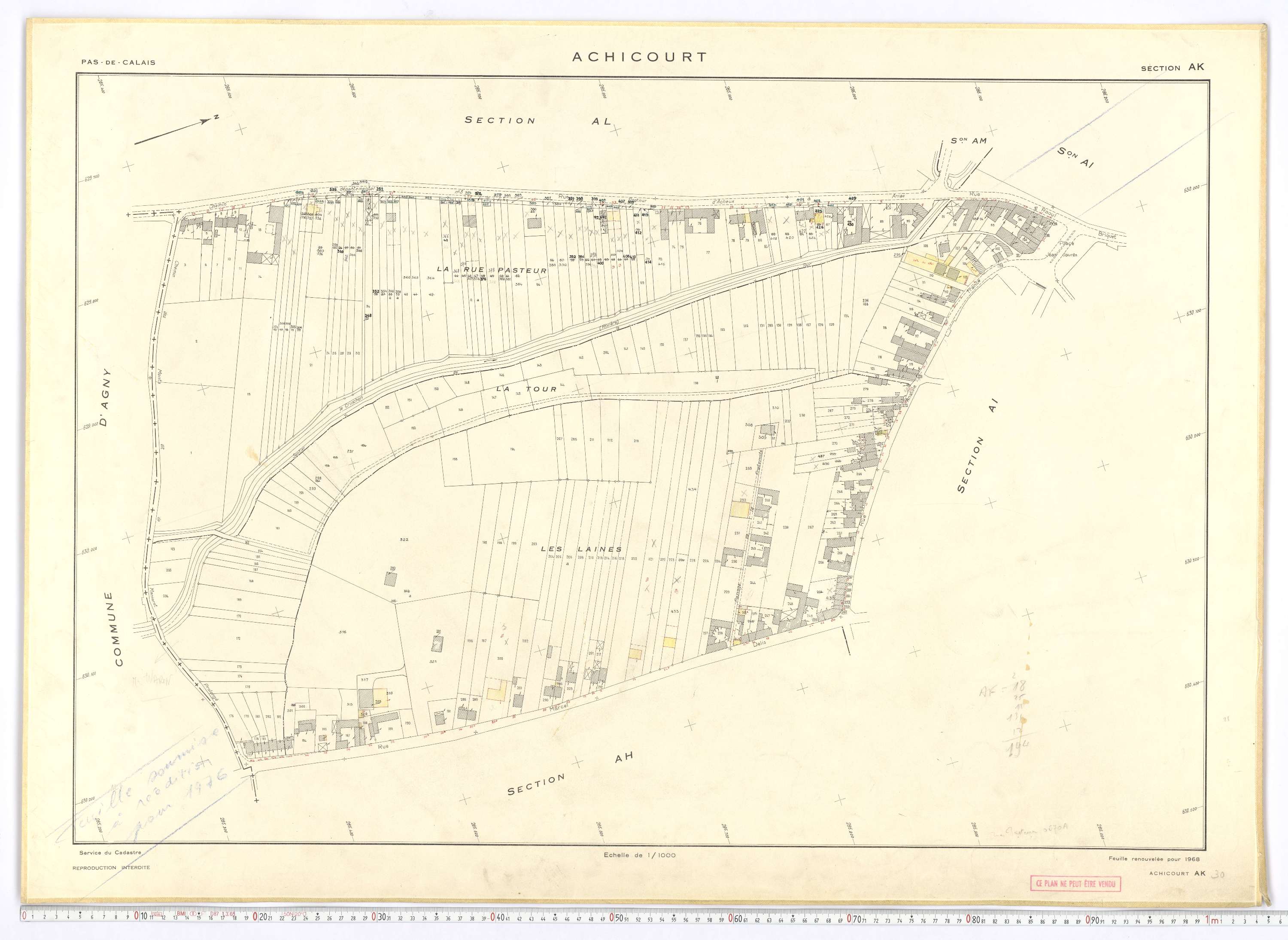 Achicourt - Section AK.