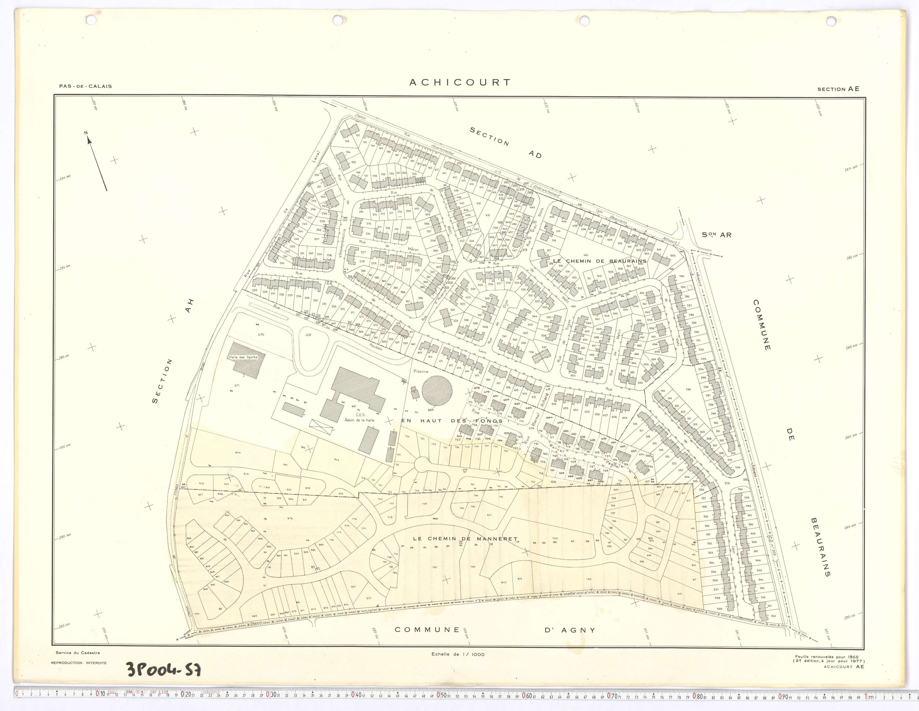 Achicourt - Section AE.