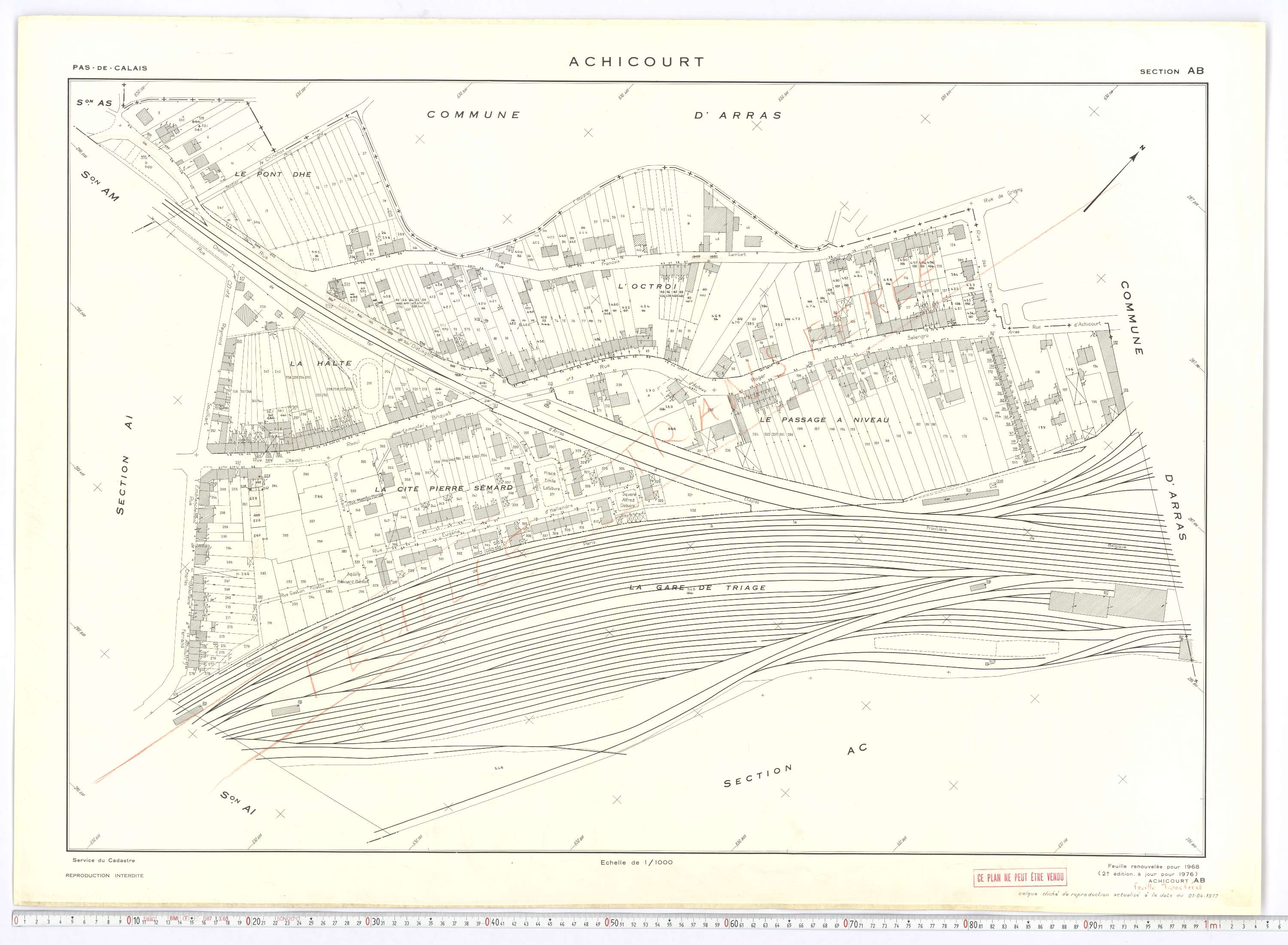 Achicourt - Section AB.