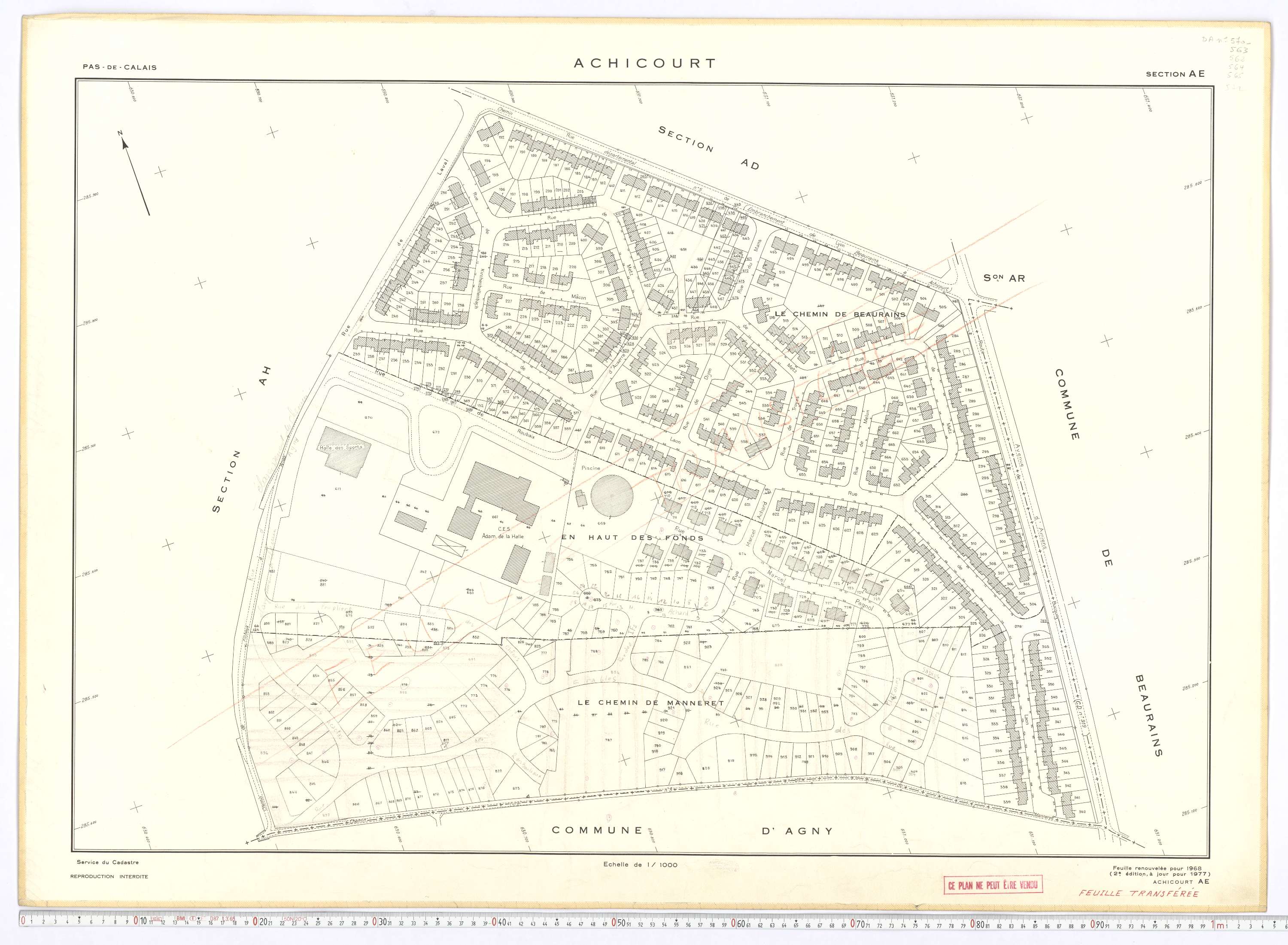Achicourt - Section AE.