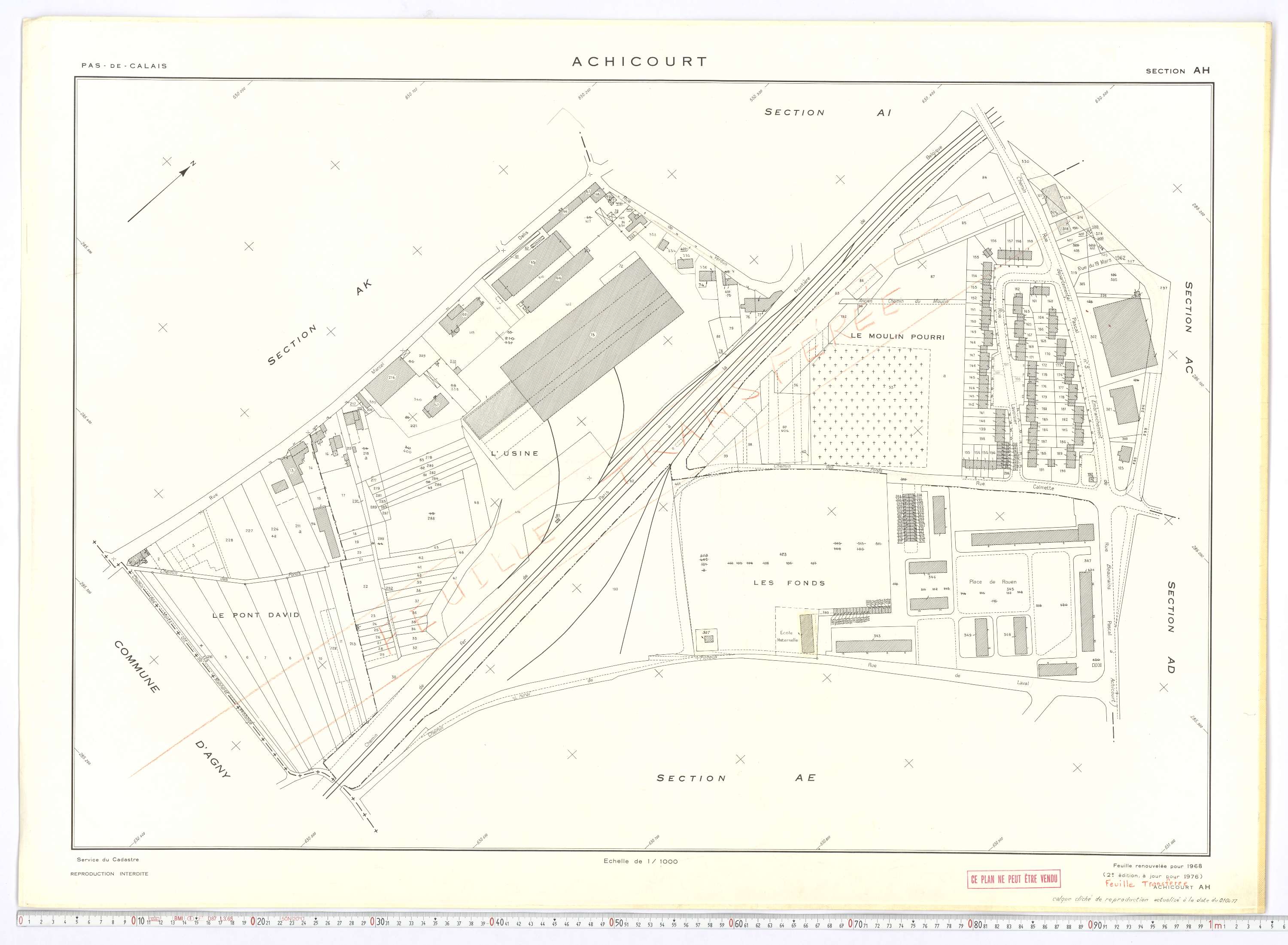 Achicourt - Section AH.