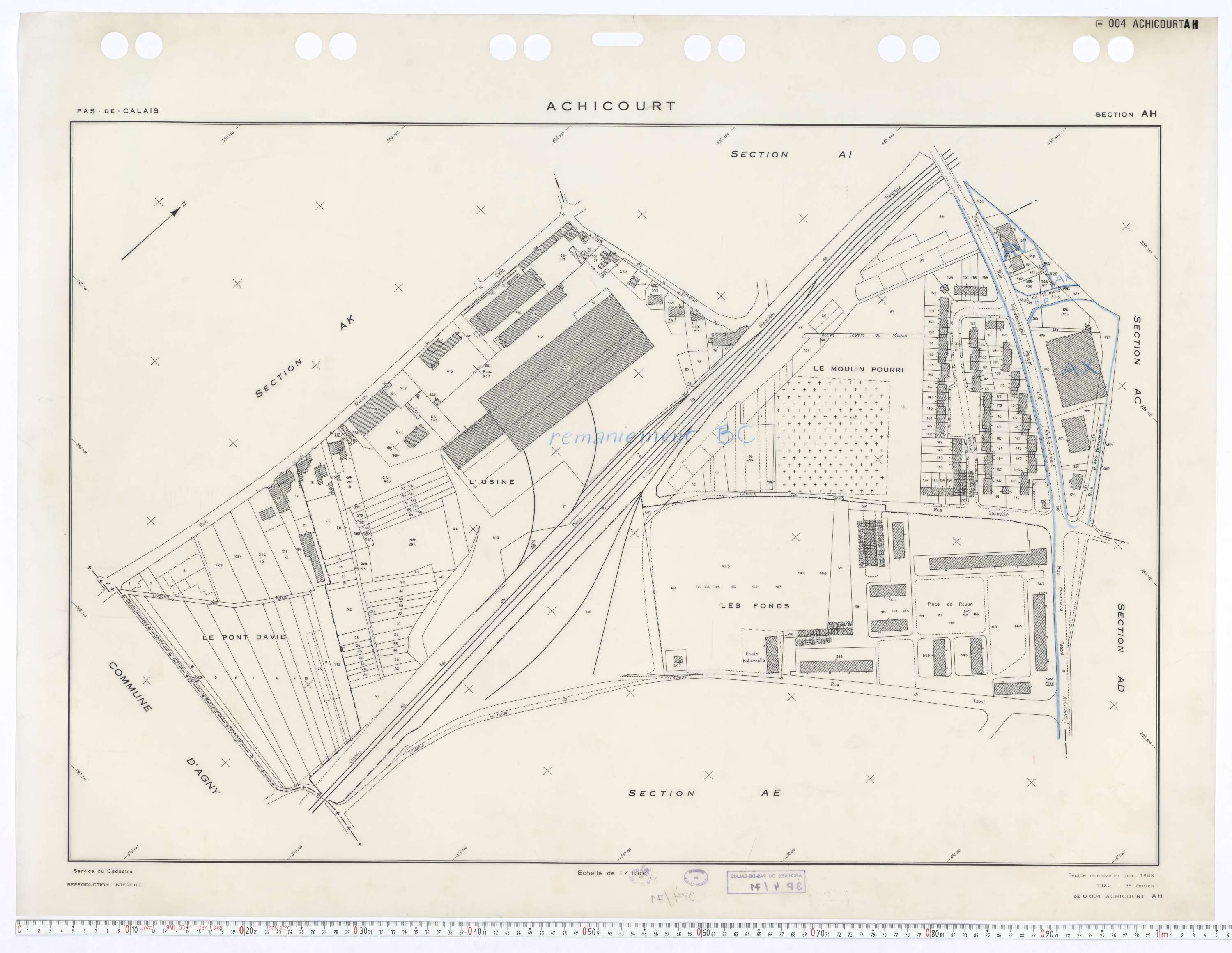 Achicourt - Section AH.