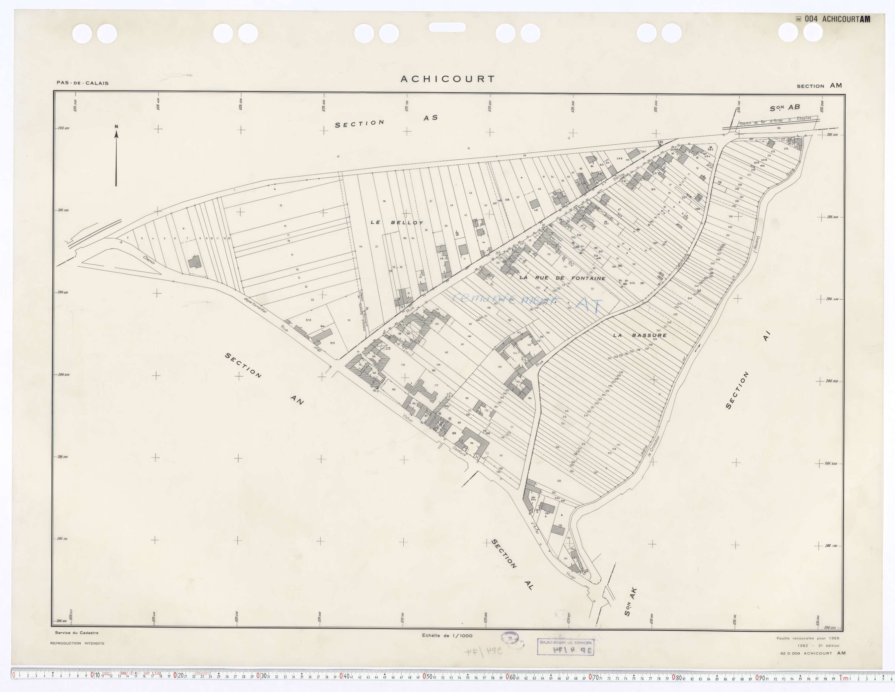 Achicourt - Section AM.