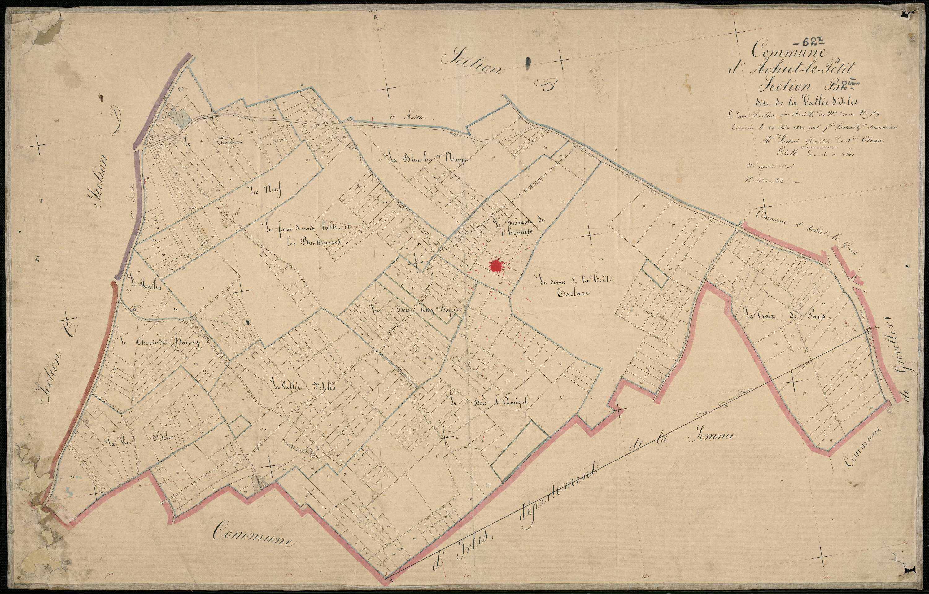 Achiet-le-Petit - Section B, 2e feuille