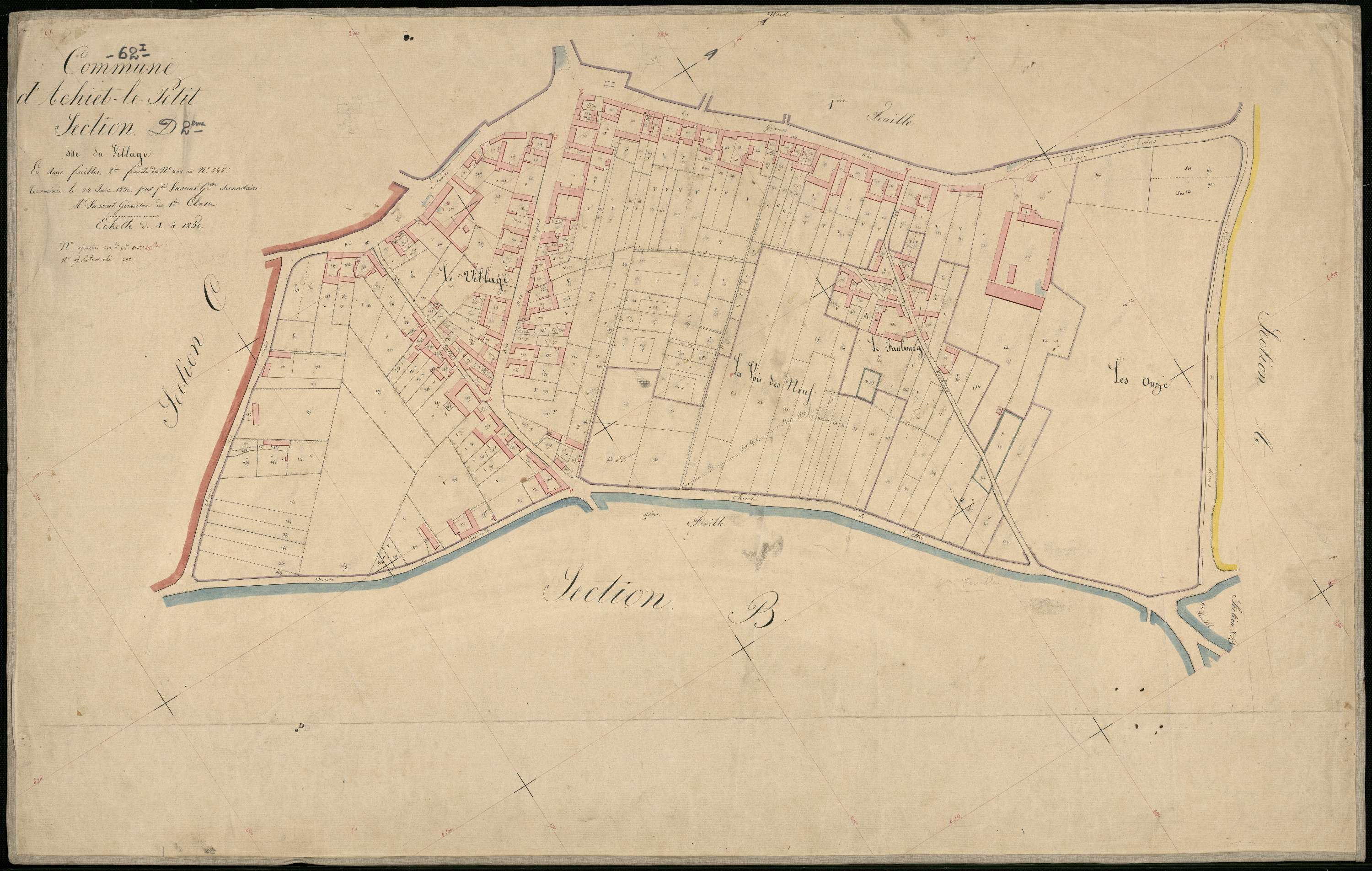 Achiet-le-Petit - Section D, 2e feuille