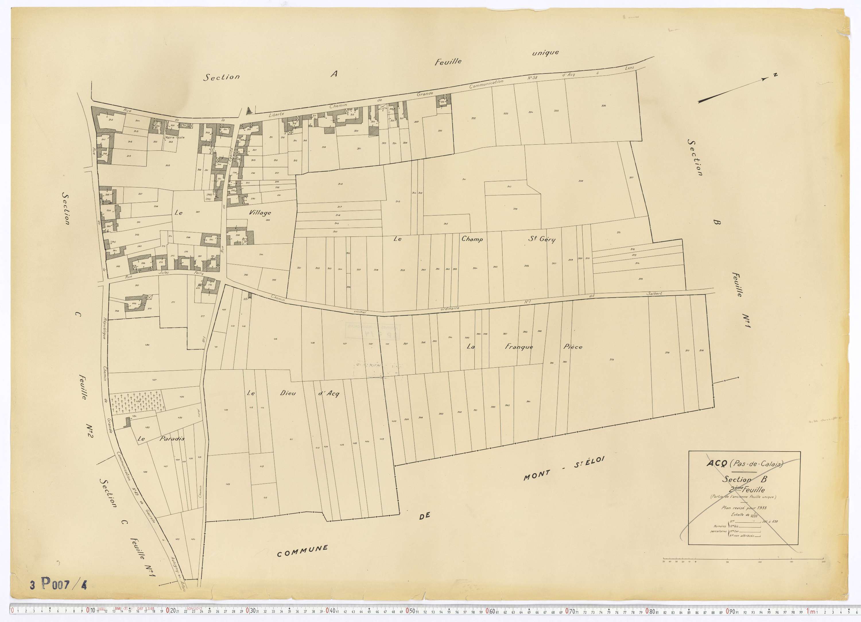 Acq - Section B, feuille 2.