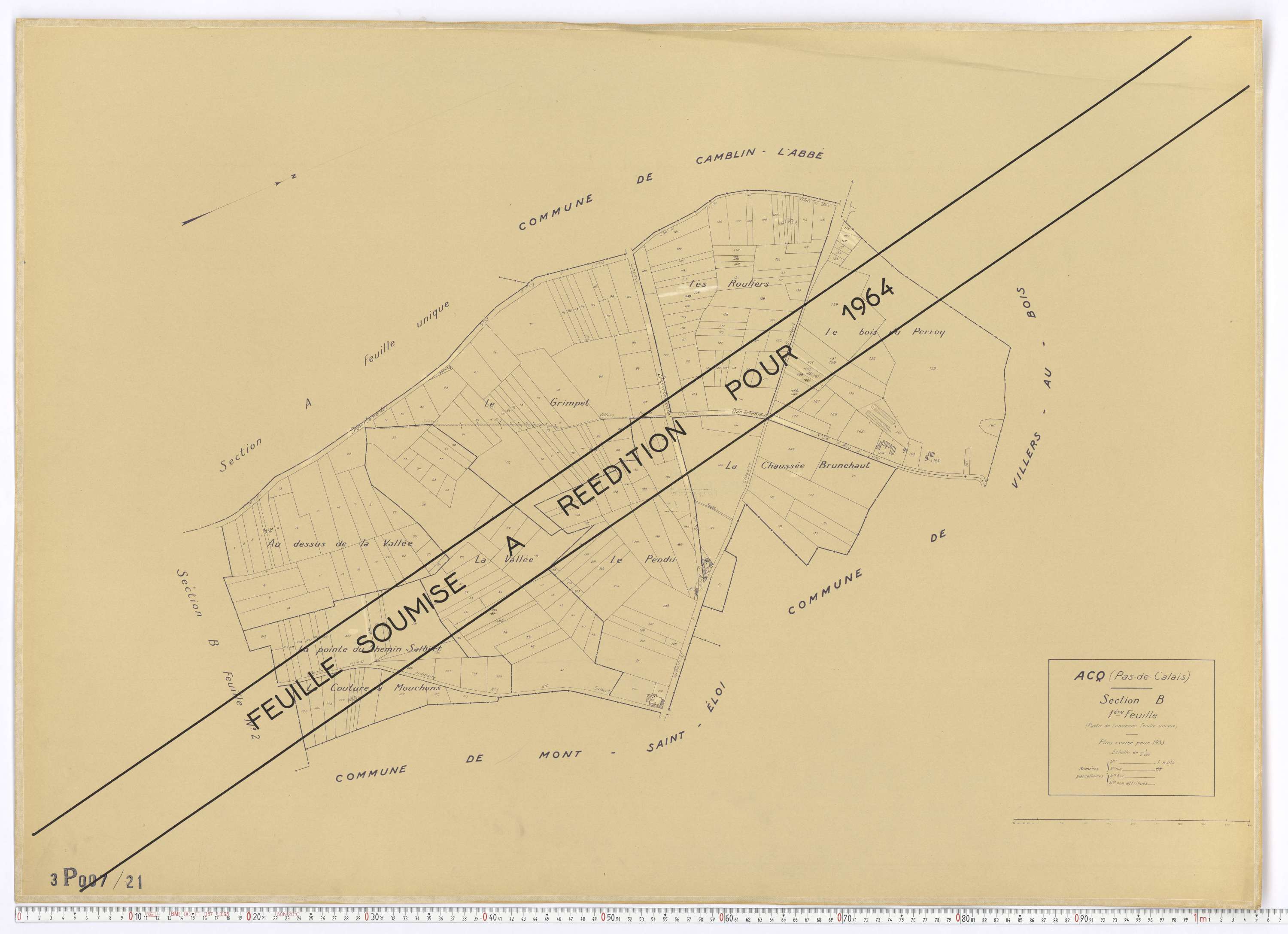 Acq - Section B, feuille 1.