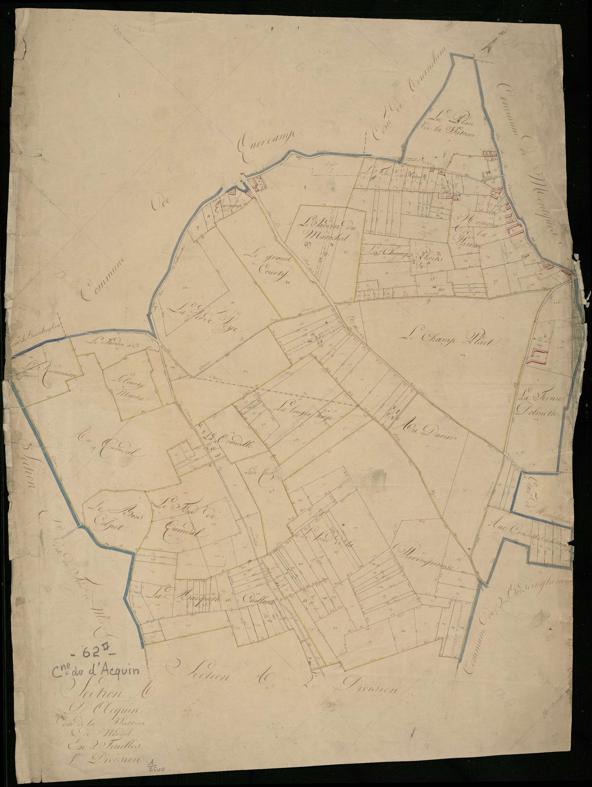 Acq - Section A, 1re feuille