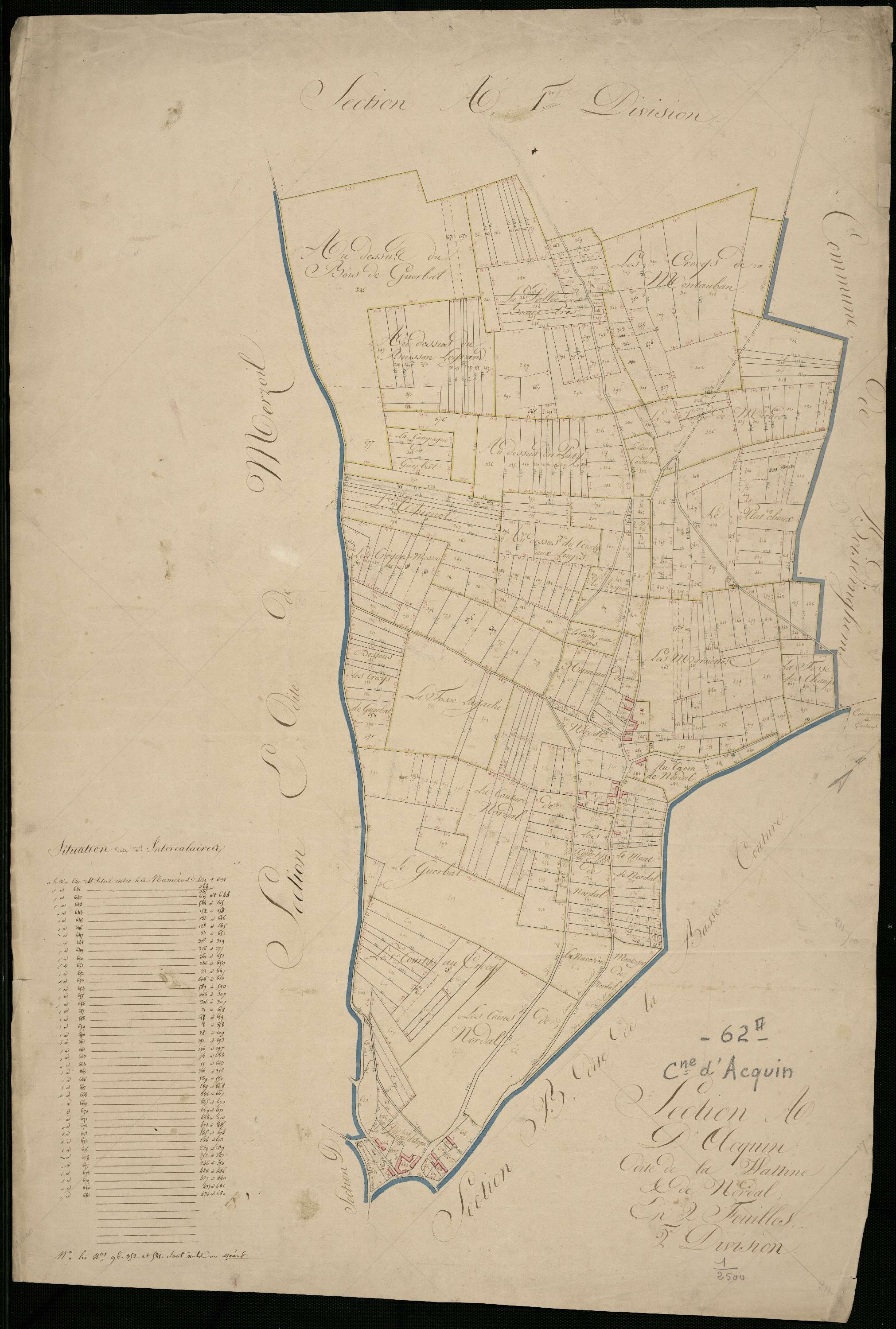 Acq - Section A, 2e feuille