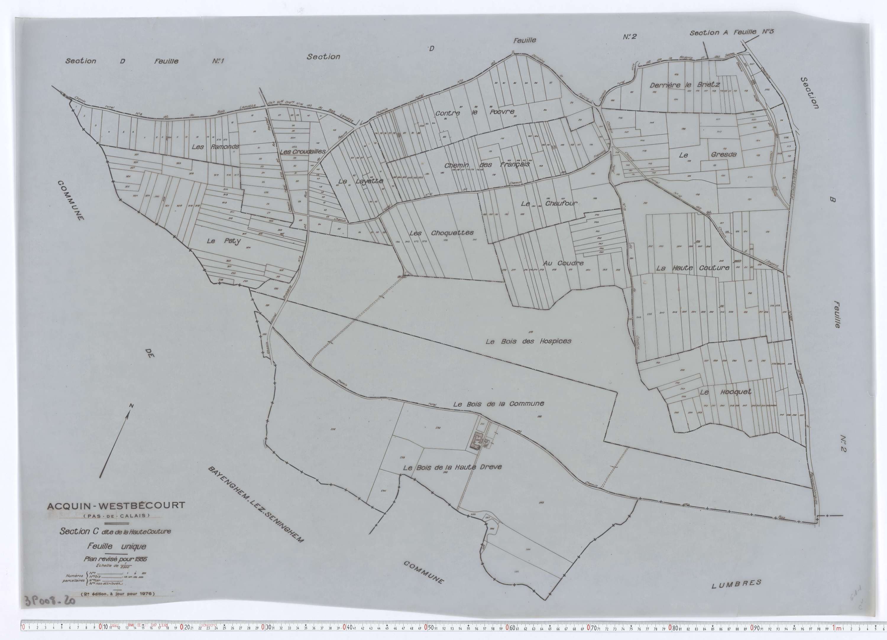 Acquin-Westbécourt - Section C.
