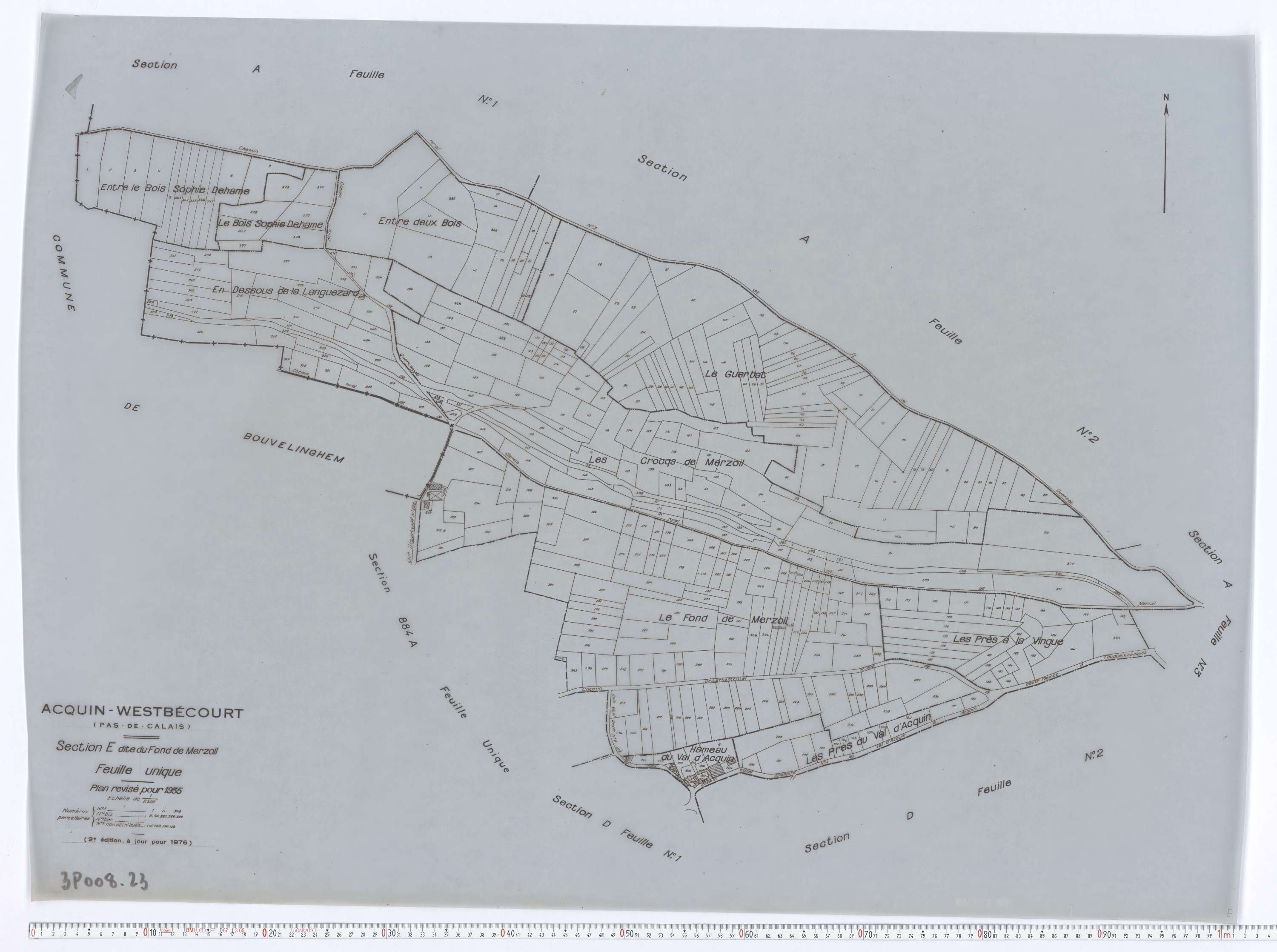 Acquin-Westbécourt - Section E.