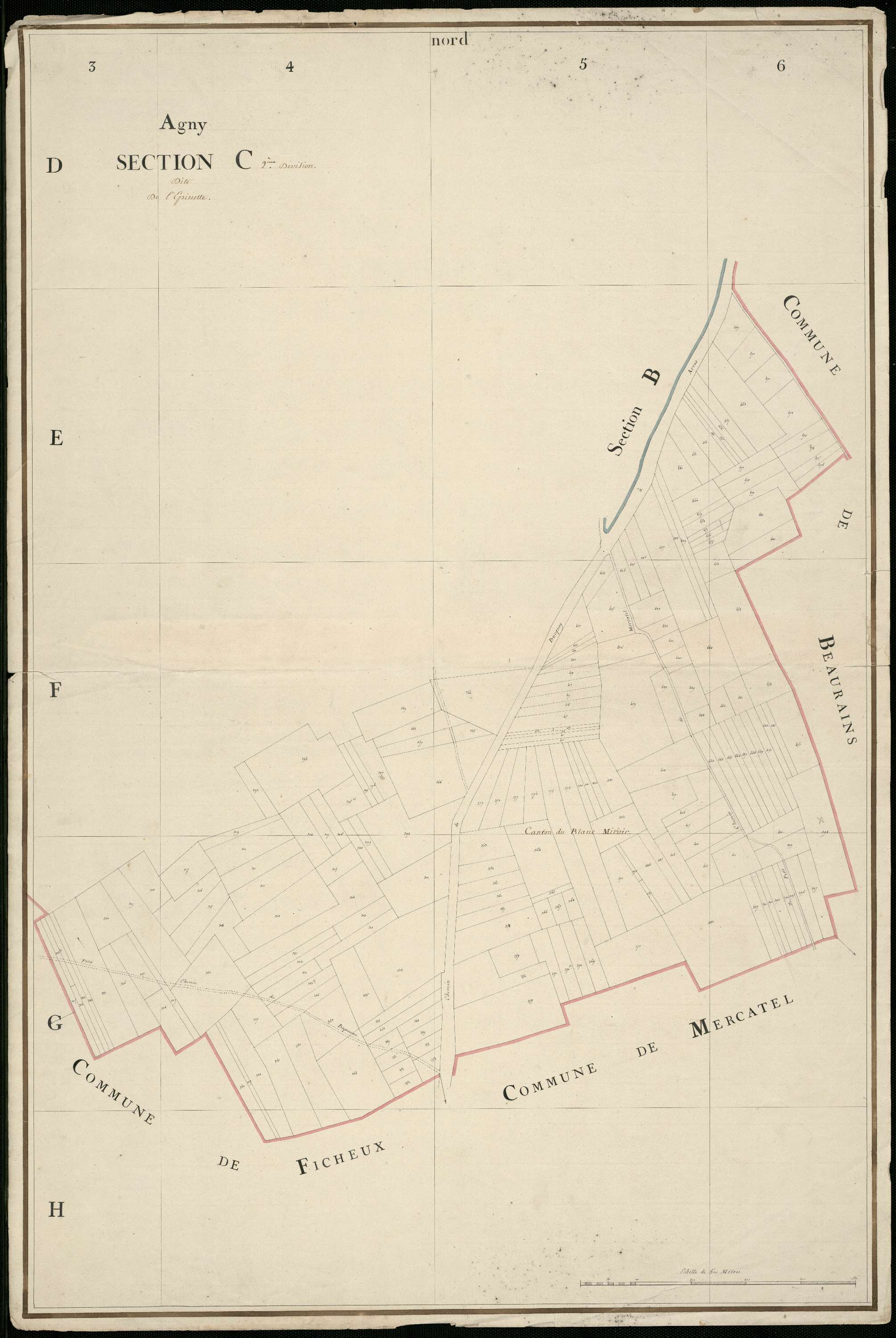 Agny - Section C, 2e feuille