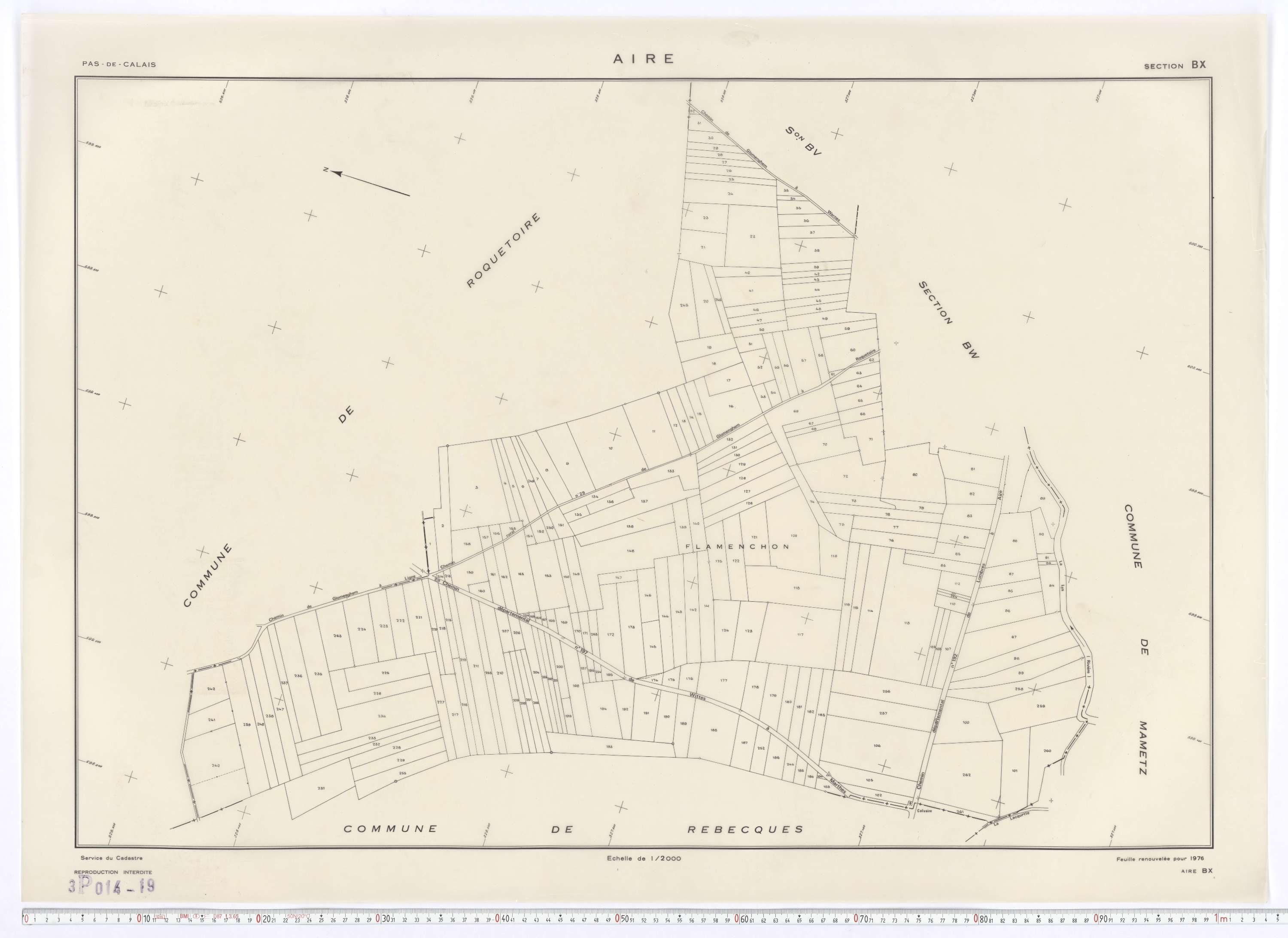 Aire-sur-la-Lys - Section BX.