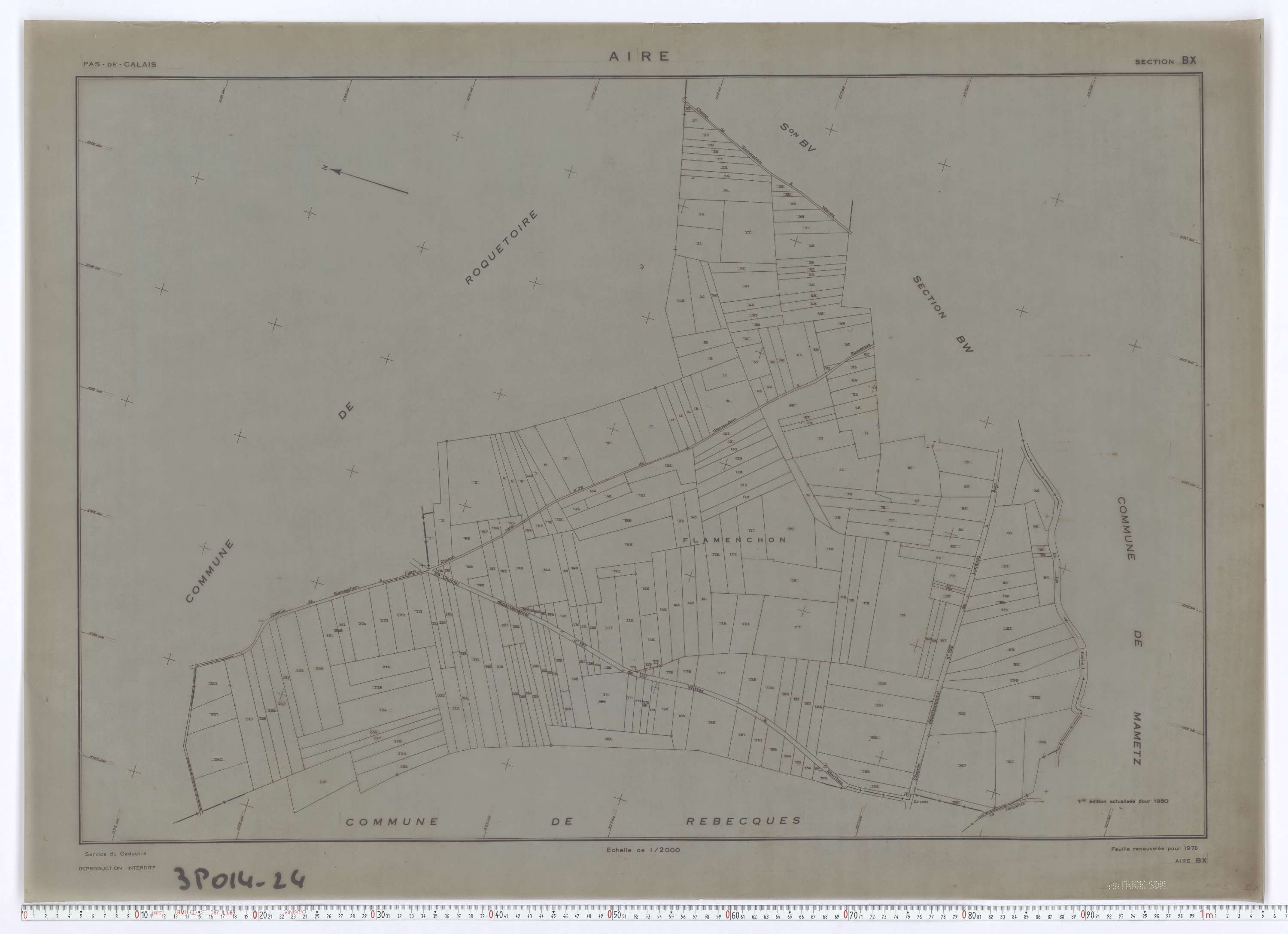 Aire-sur-la-Lys - Section BX.