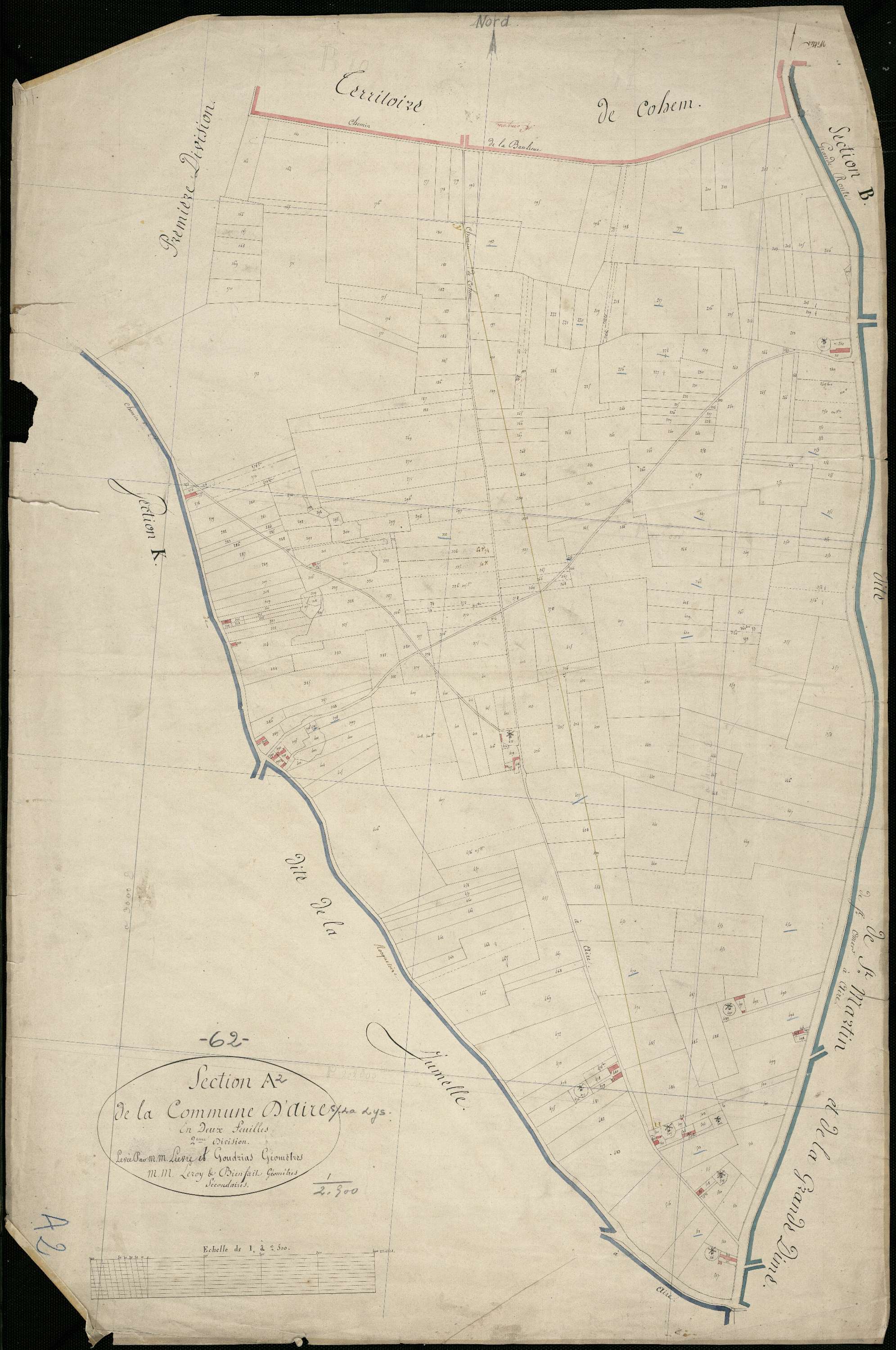 Aire-sur-la-Lys - Section A, 2e feuille