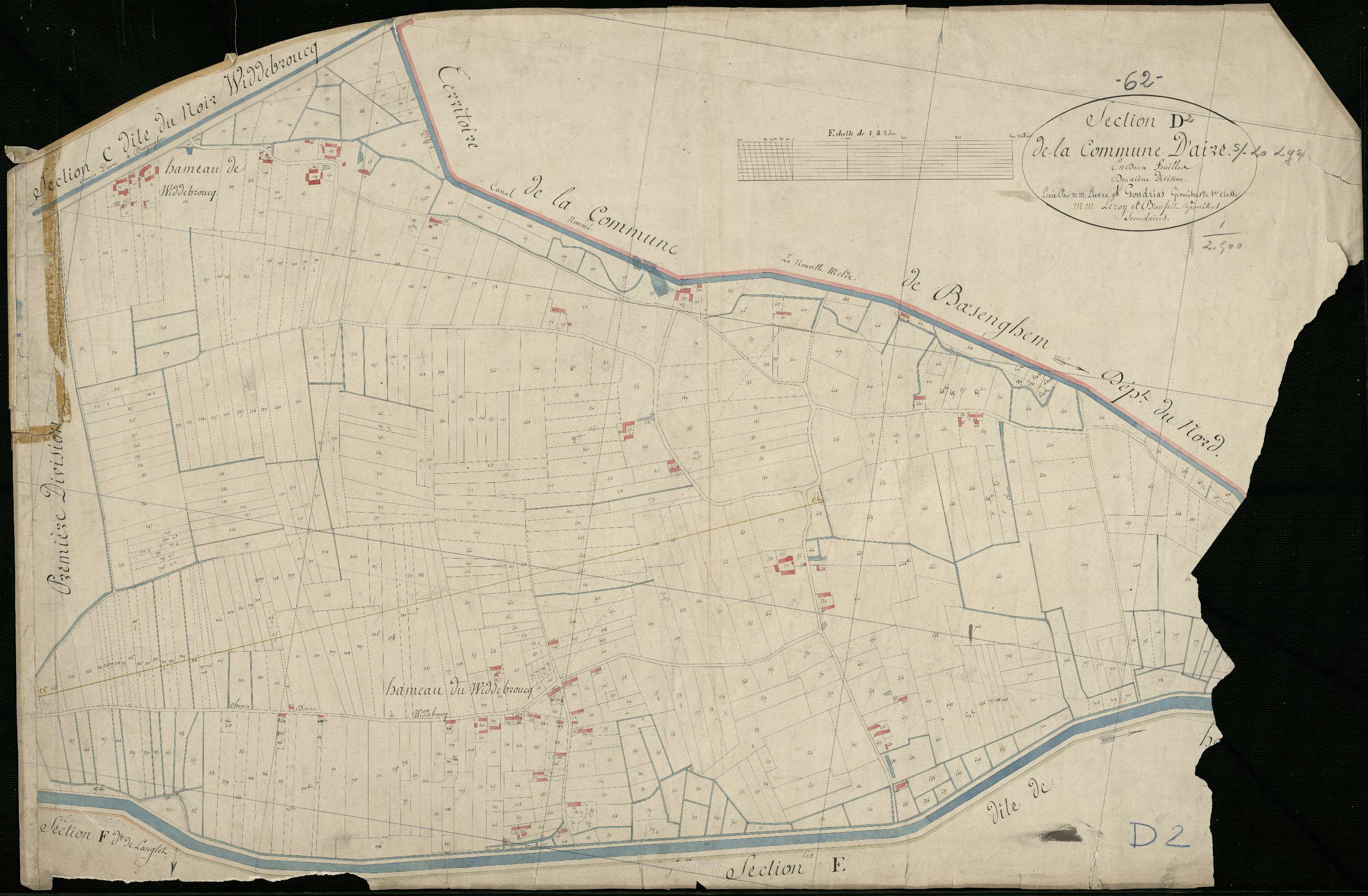 Aire-sur-la-Lys - Section D, 2e feuille