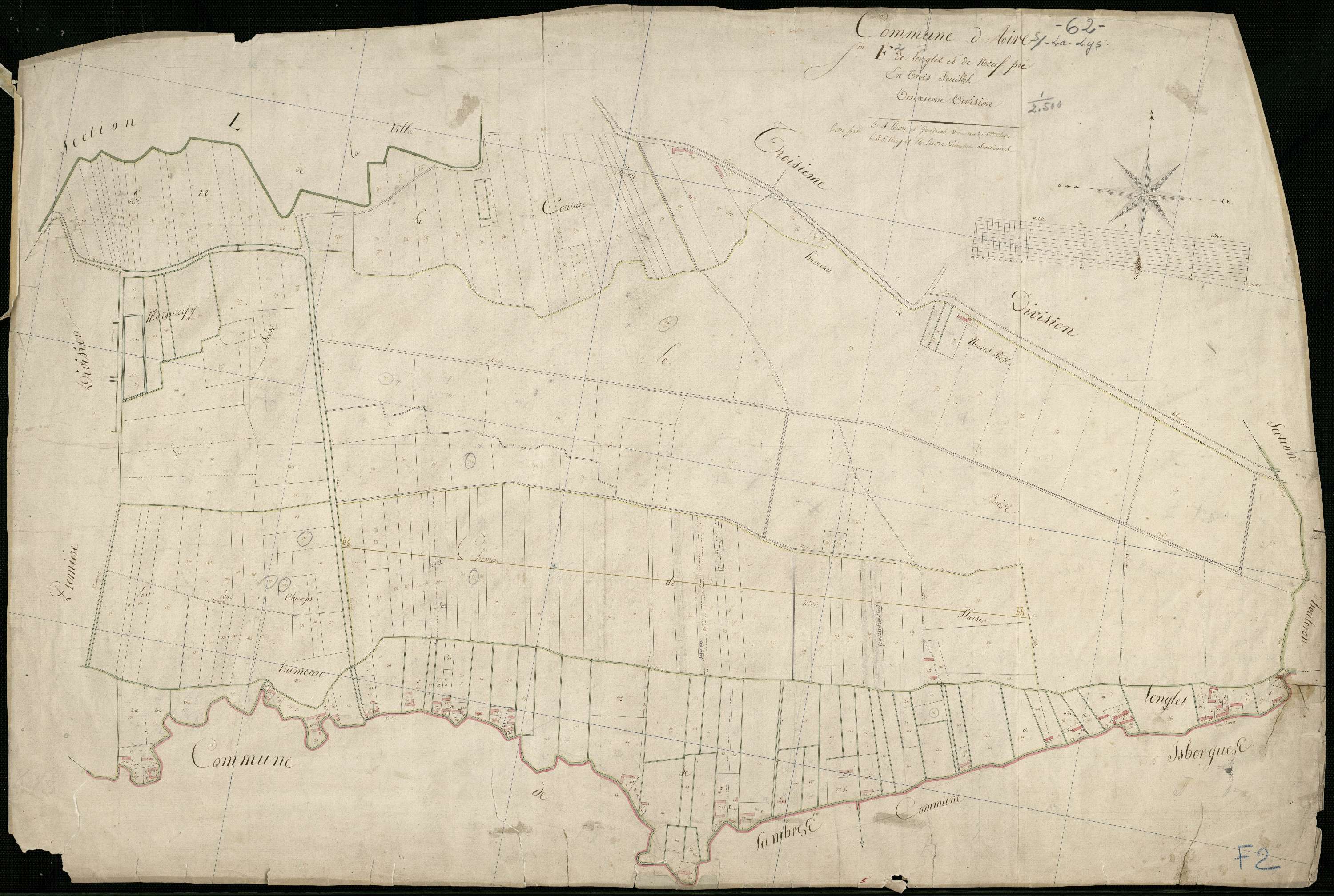 Aire-sur-la-Lys - Section F, 2e feuille