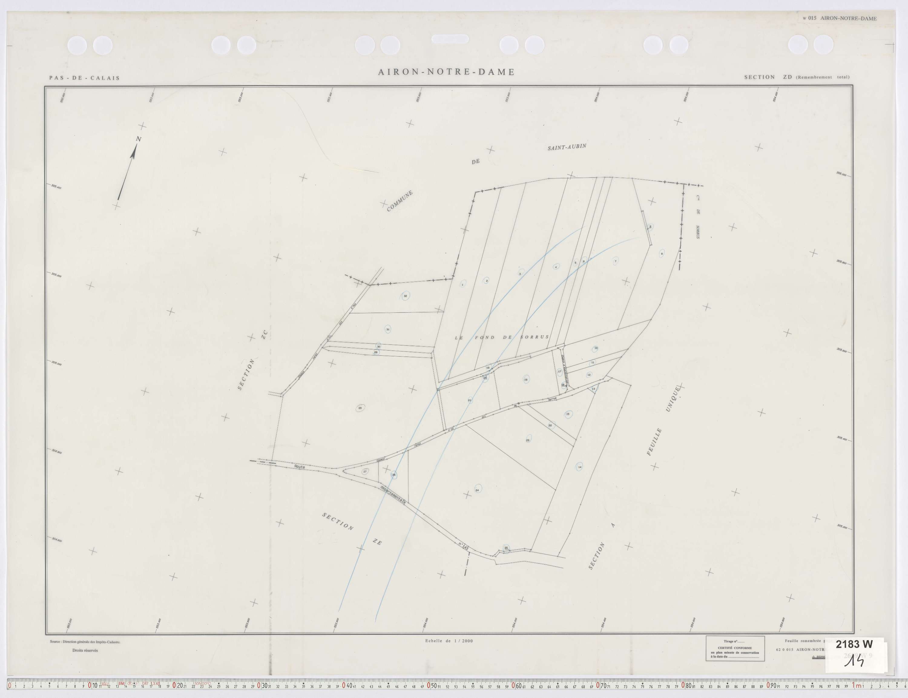 Airon-Notre-Dame - Section ZD.
