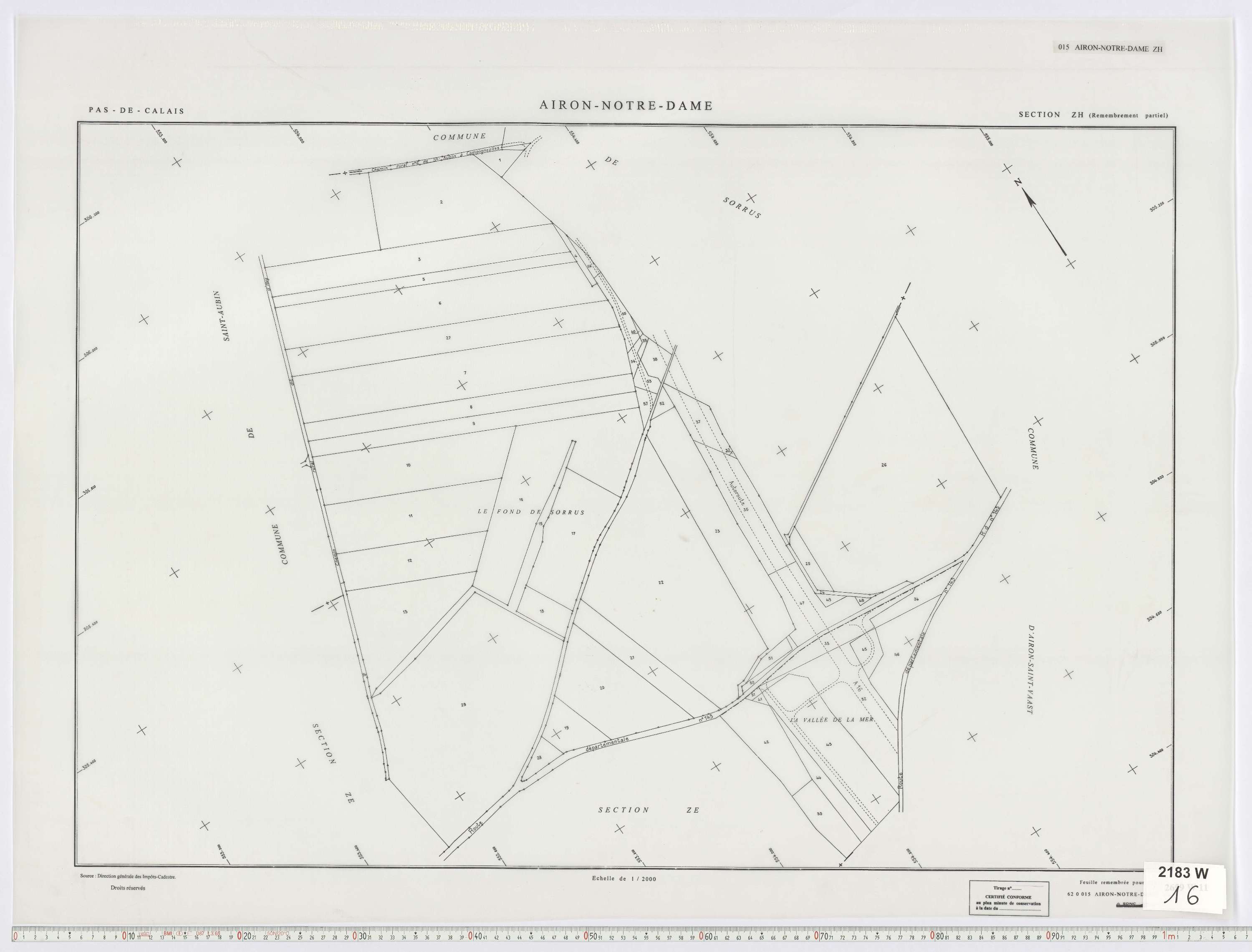 Airon-Notre-Dame - Section ZH.