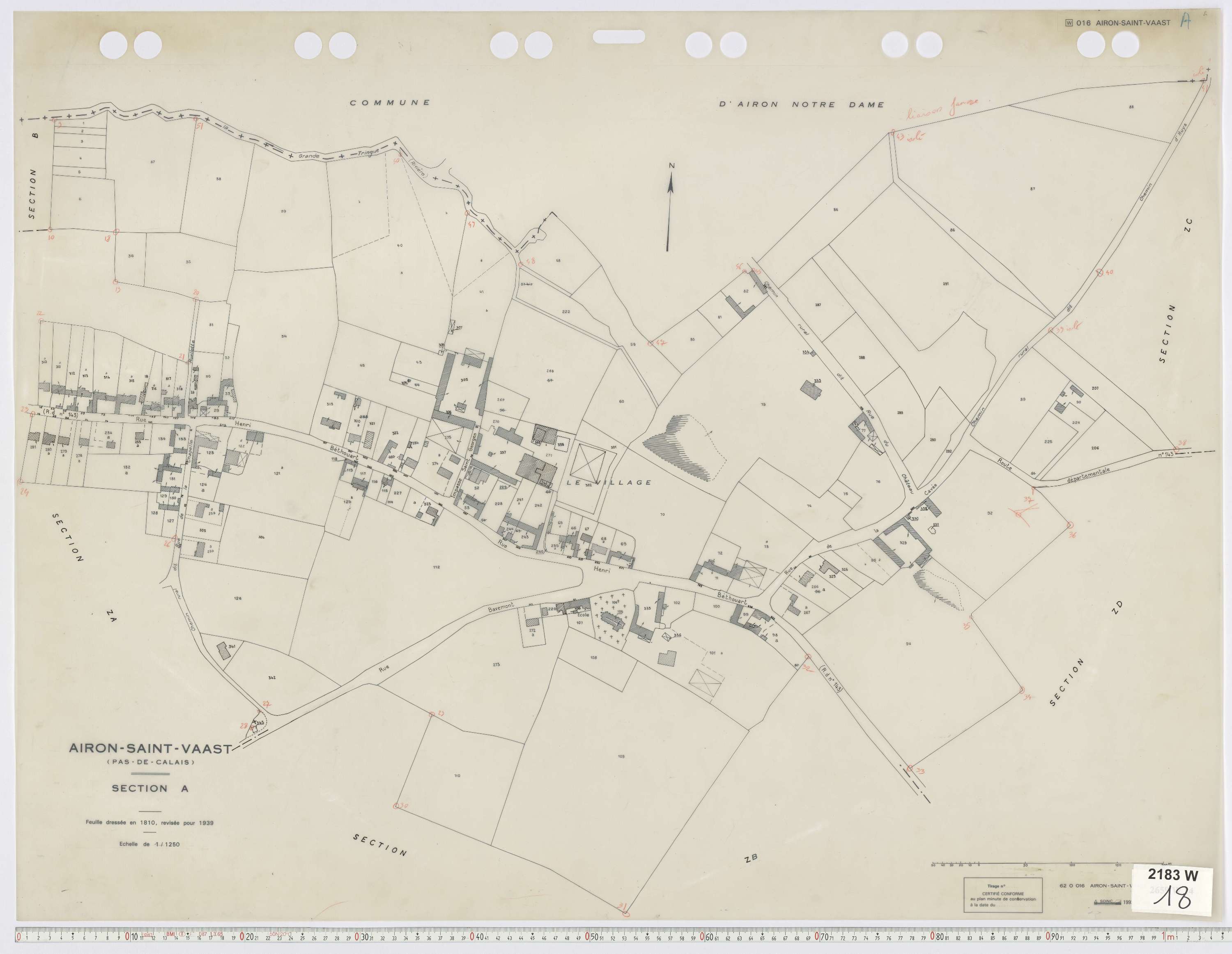Airon-Saint-Vaast - Section A.