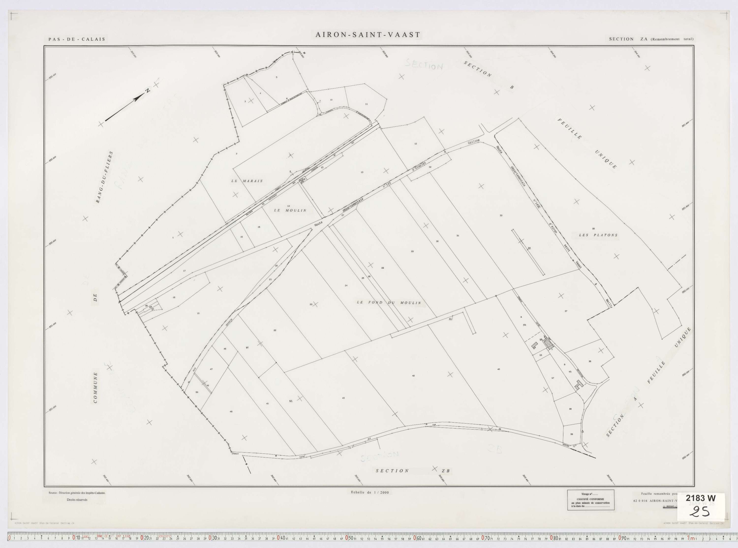 Airon-Saint-Vaast - Section ZA.