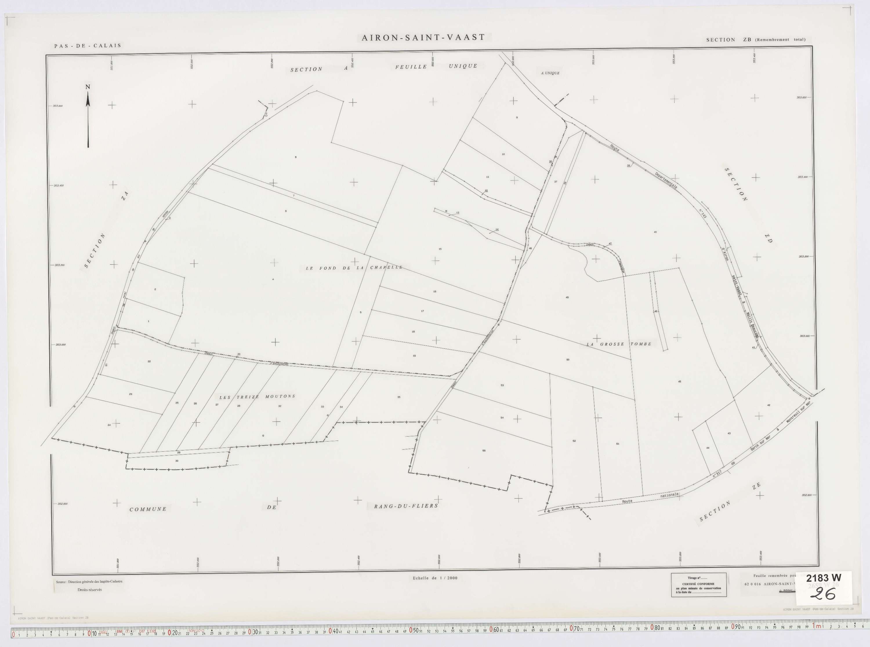 Airon-Saint-Vaast - Section ZB.