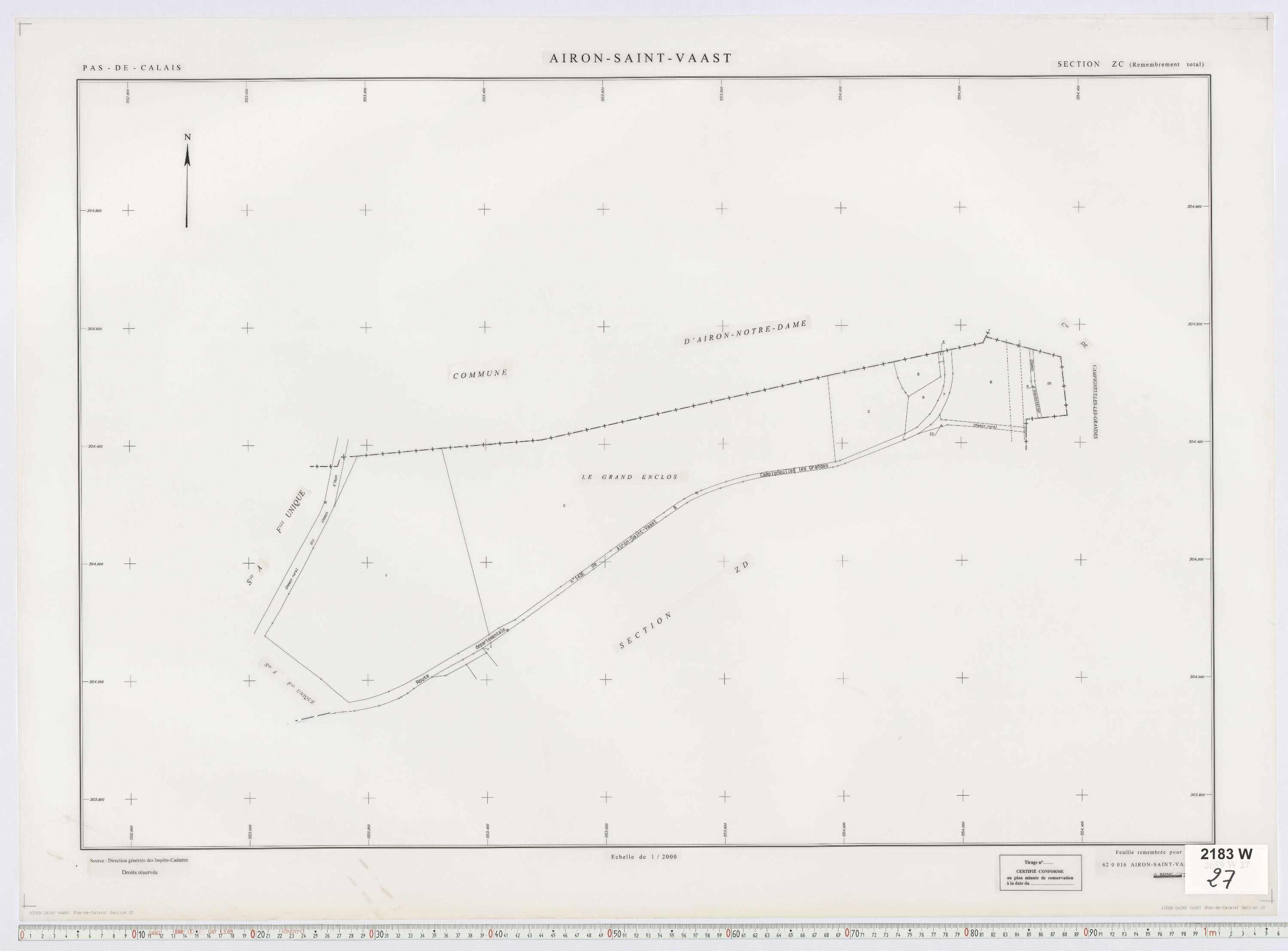 Airon-Saint-Vaast - Section ZC.