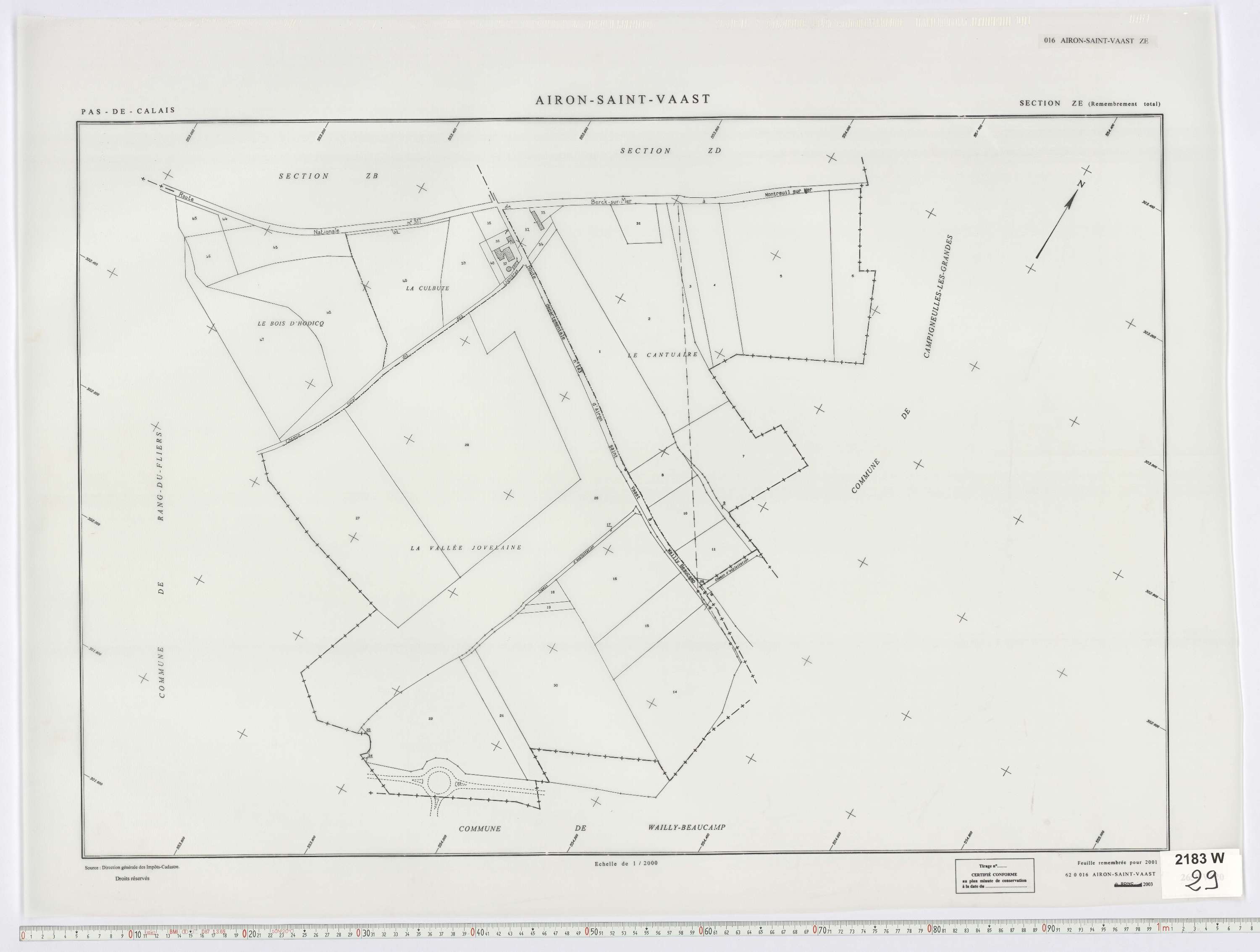 Airon-Saint-Vaast - Section ZE.