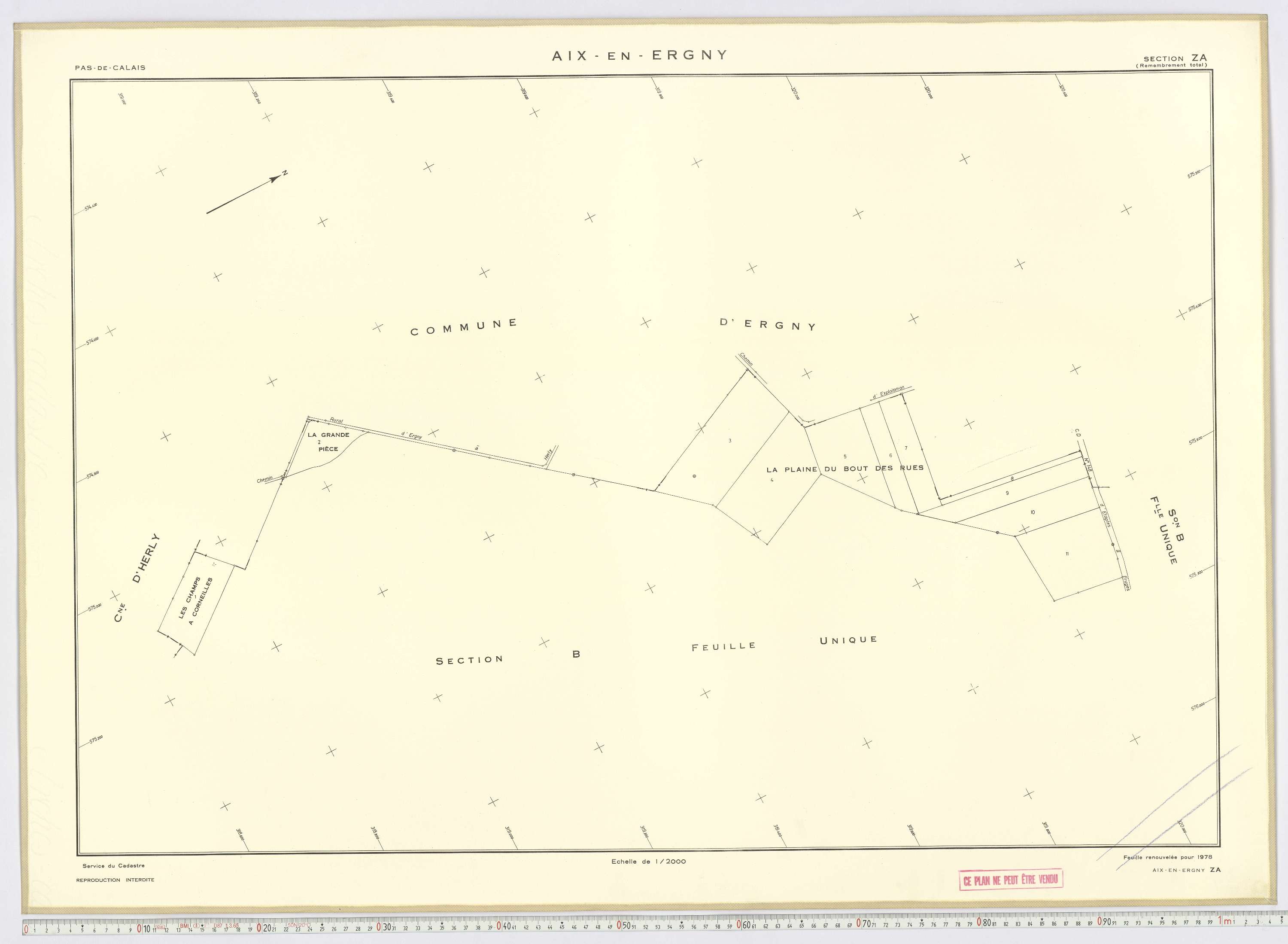 Aix-en-Ergny - Section ZA.