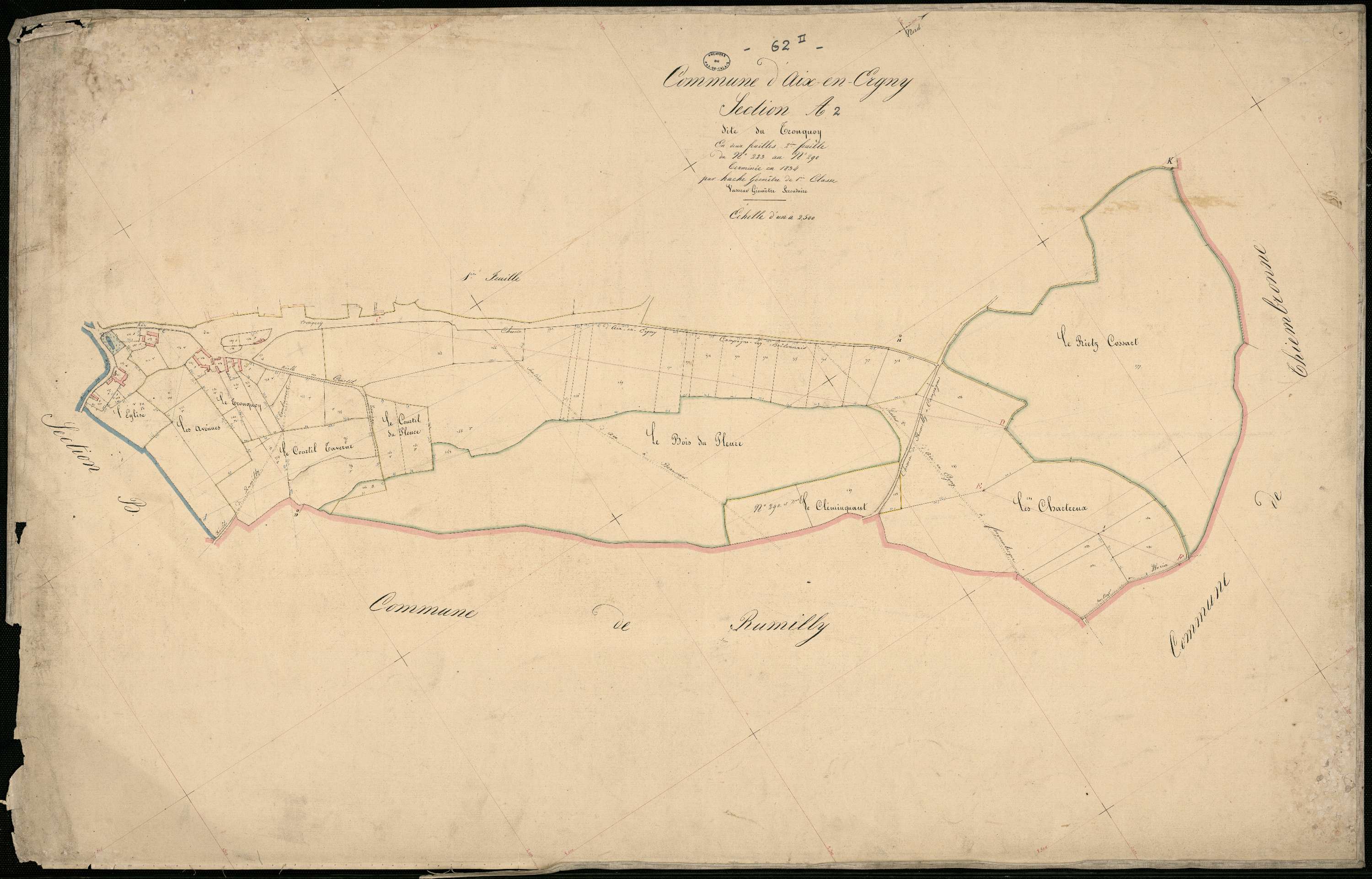 Aix-en-Ergny - Section A, 2e feuille