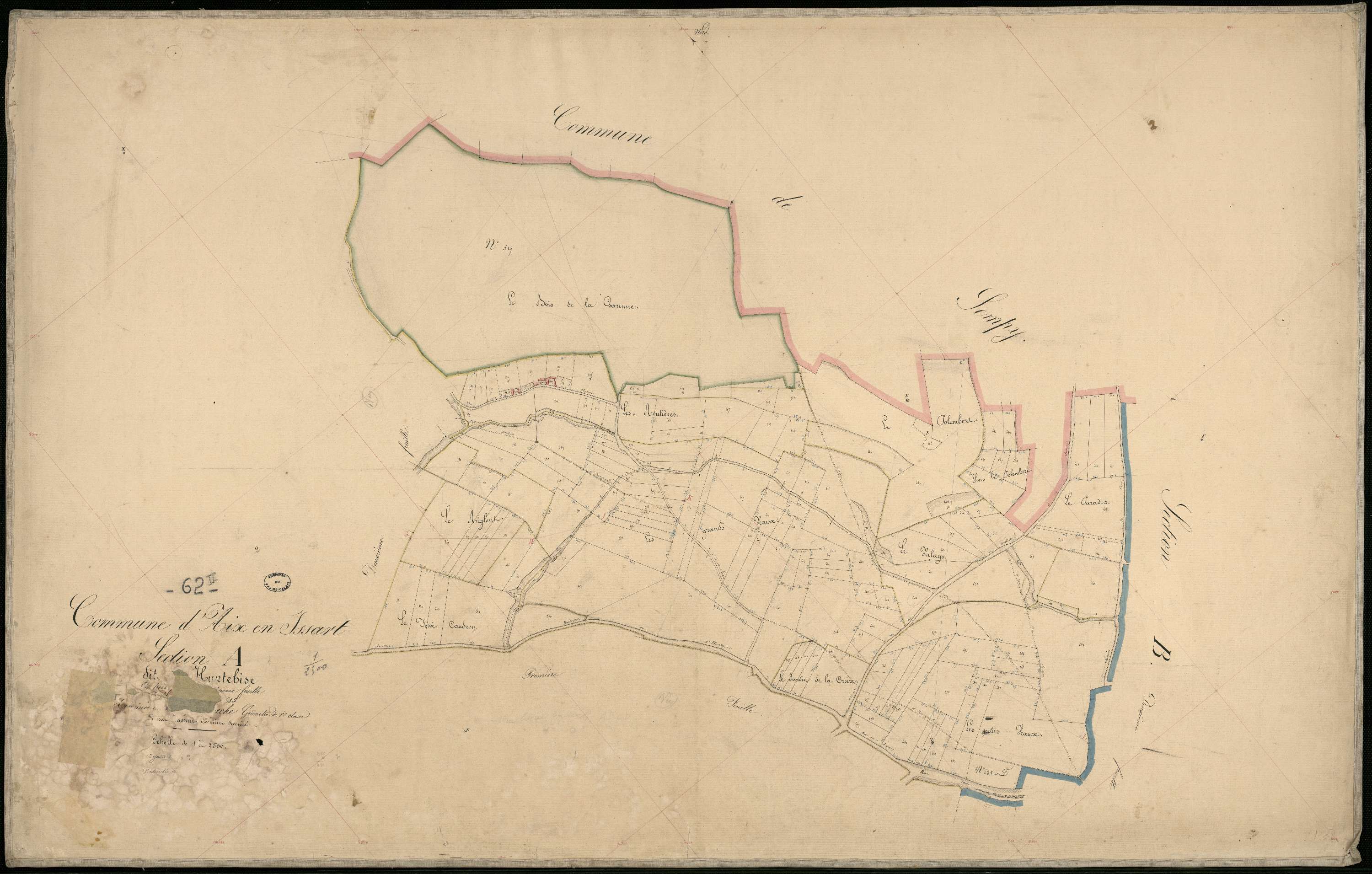 Aix-en-Issart - Section A, 3e feuille