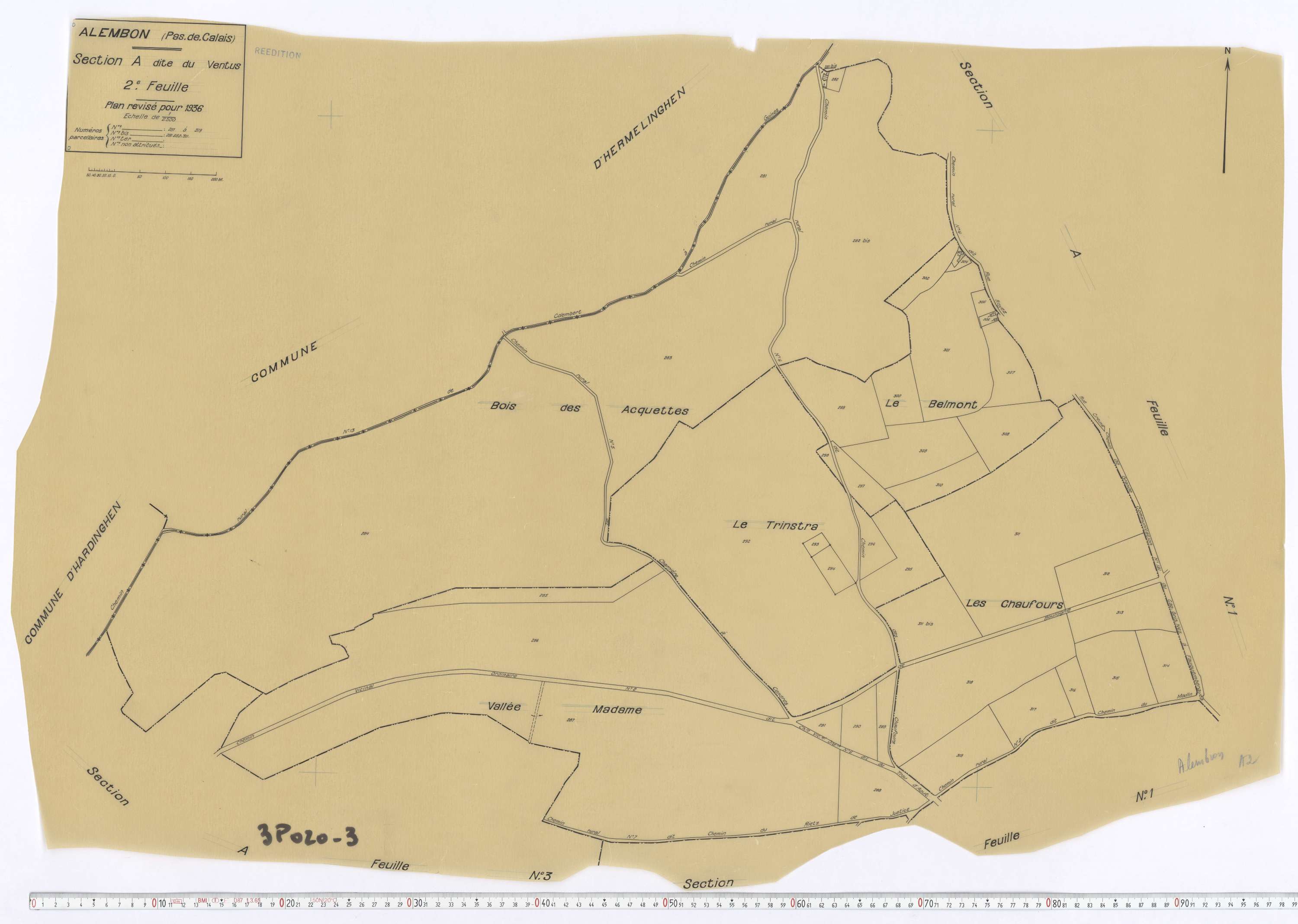 Alembon - Section A, feuille 2.