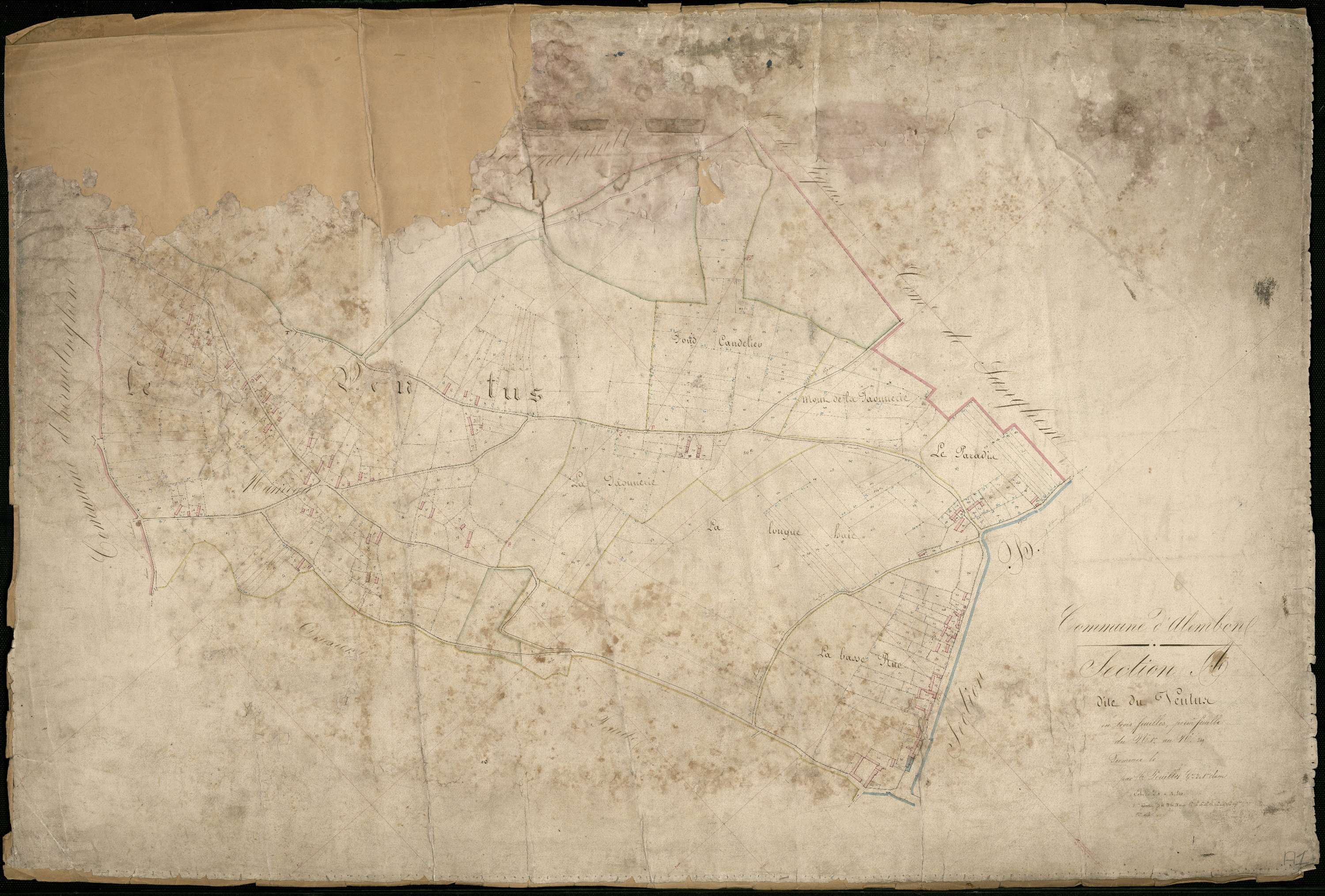 Alembon - Section A, 1re feuille