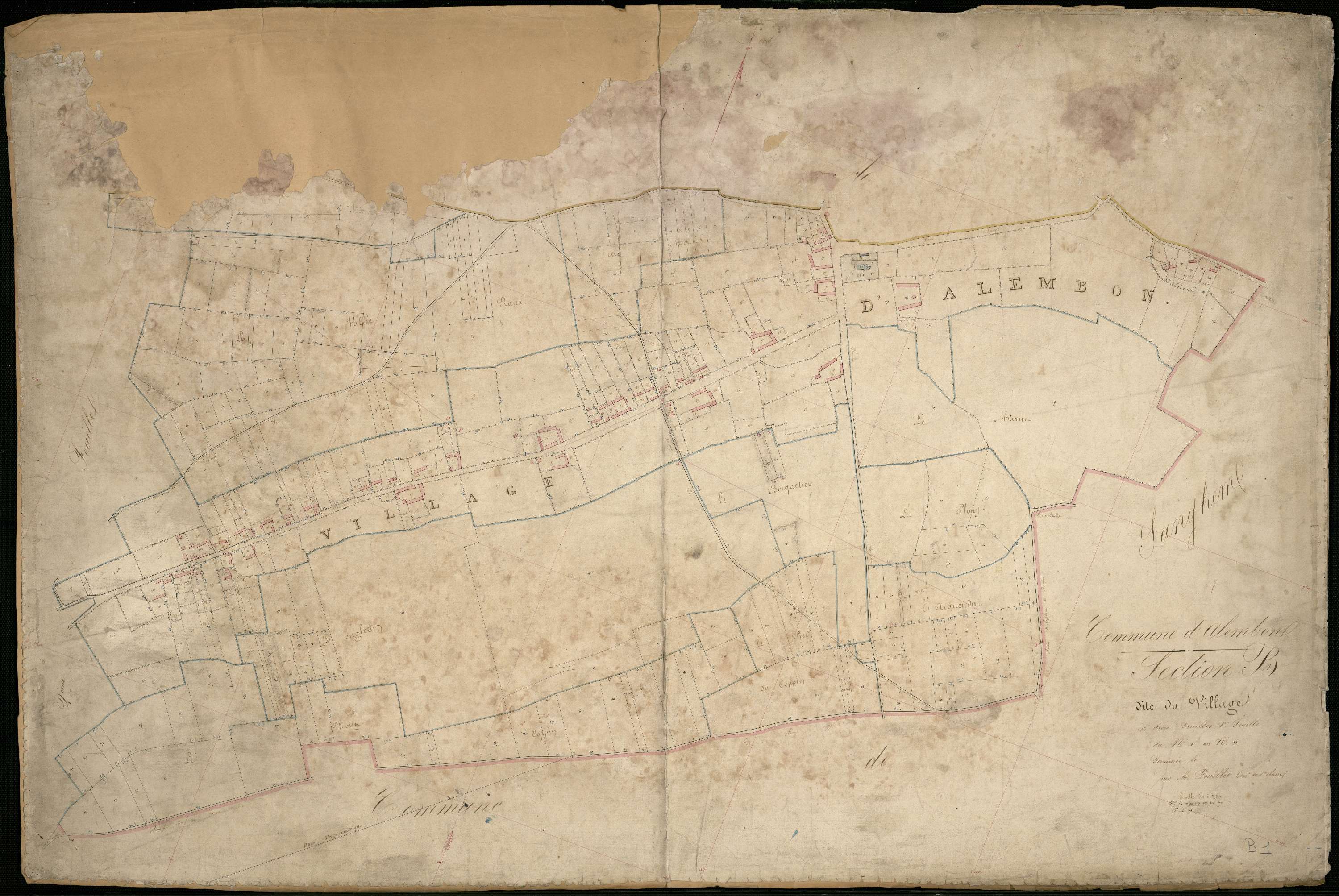 Alembon - Section B, 1re feuille