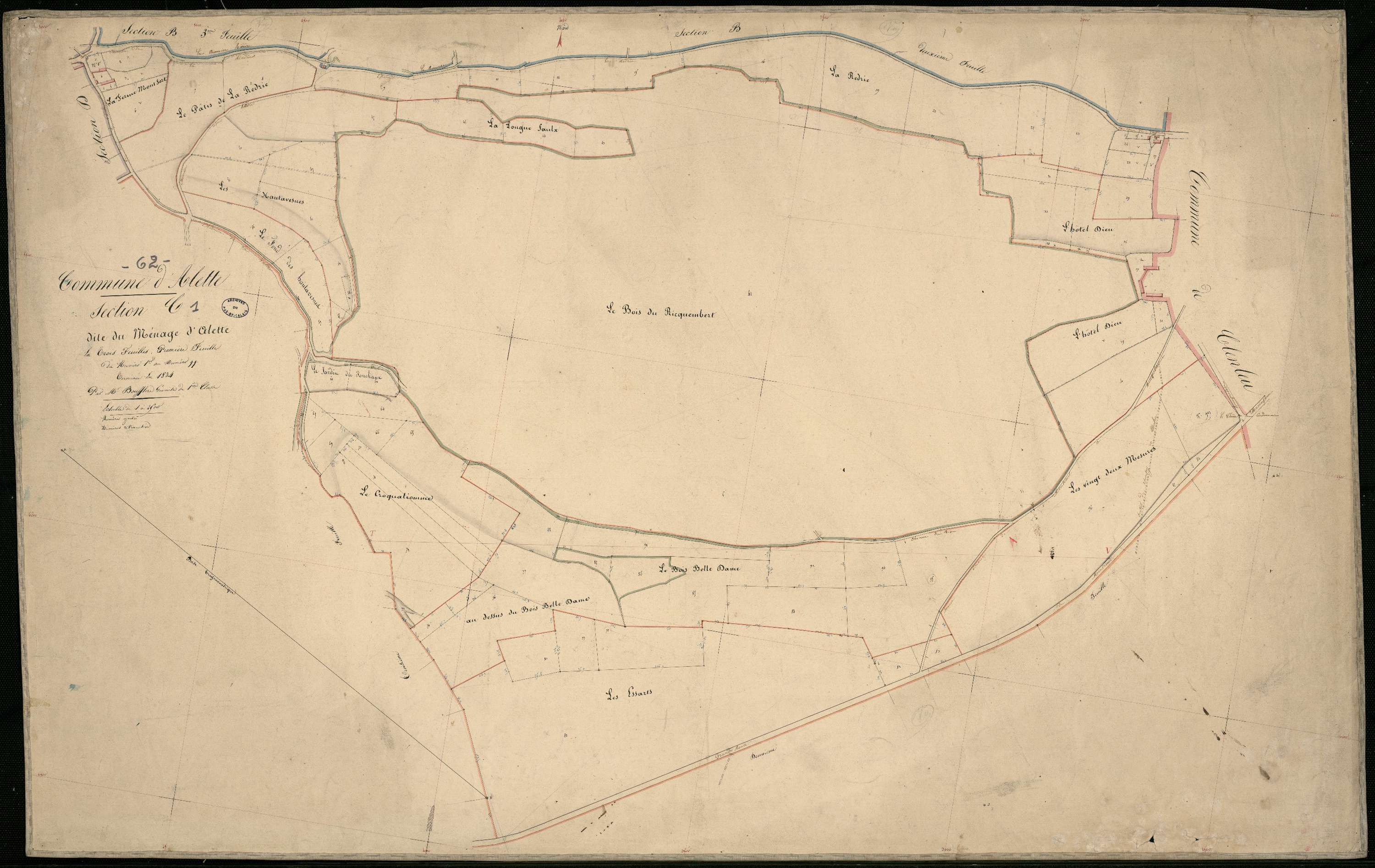 Alette - Section C, 1re feuille