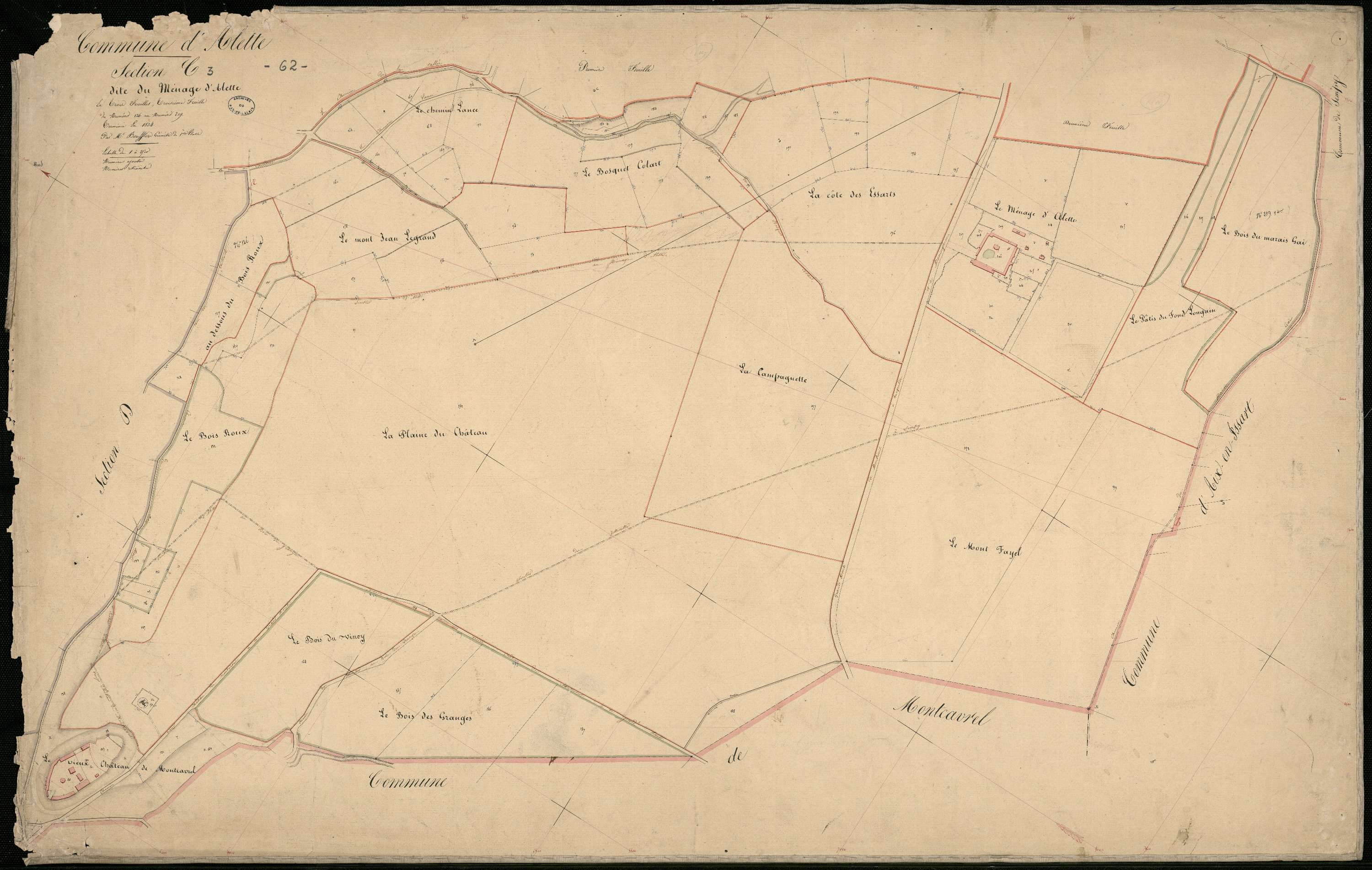Alette - Section C, 3e feuille