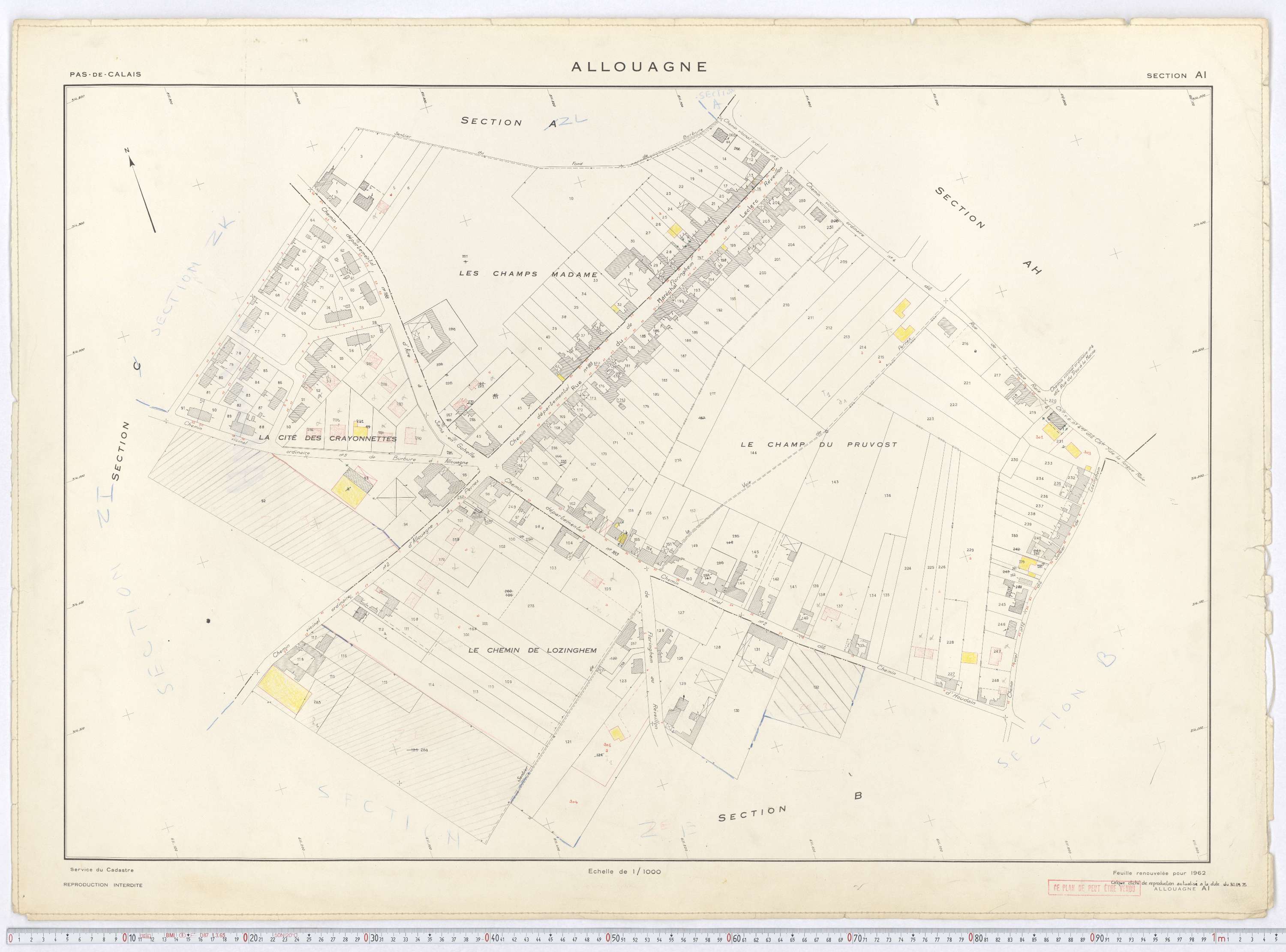 Allouagne - Section AI.
